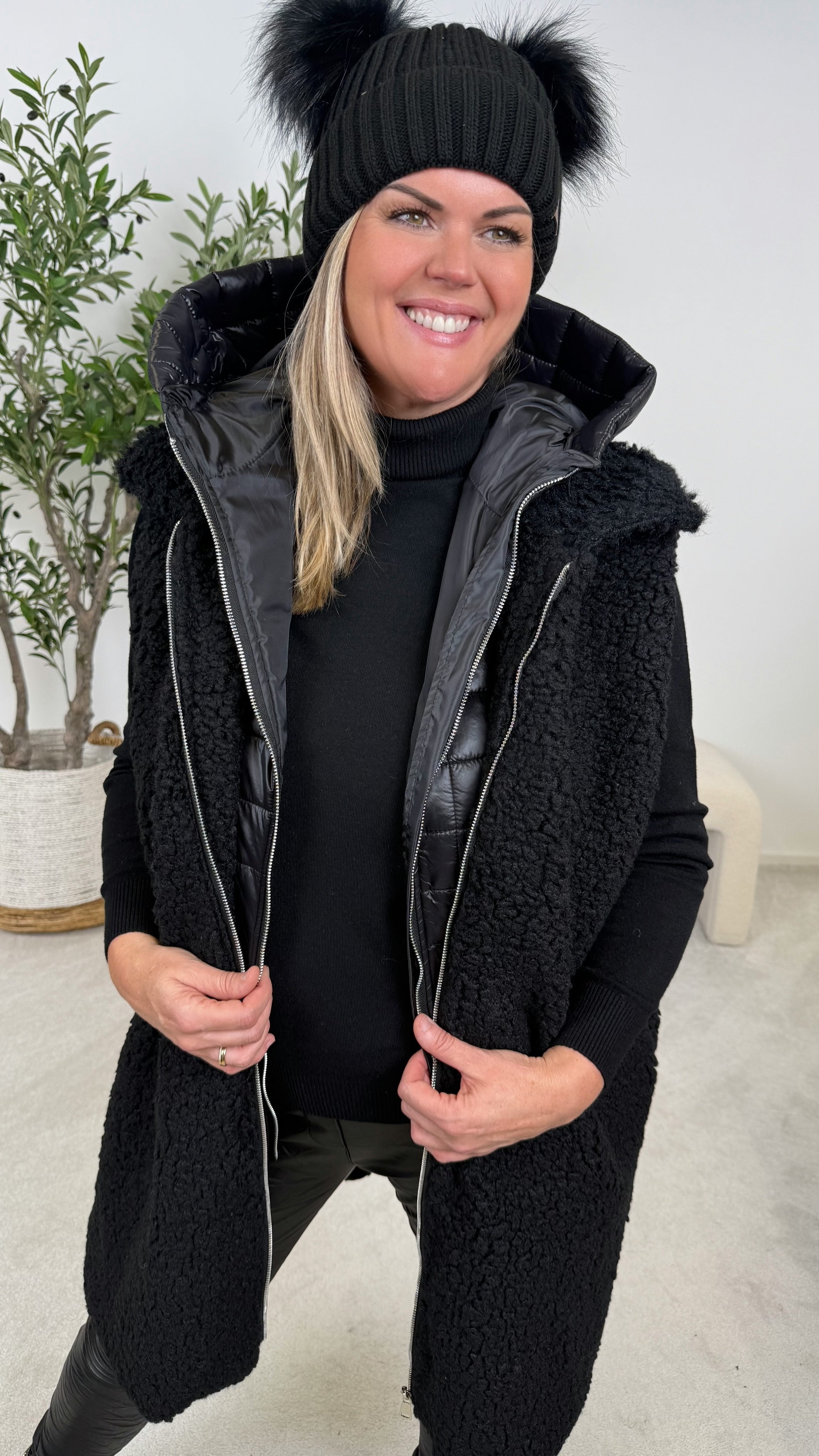 Weste Cozy Couture *Schwarz*