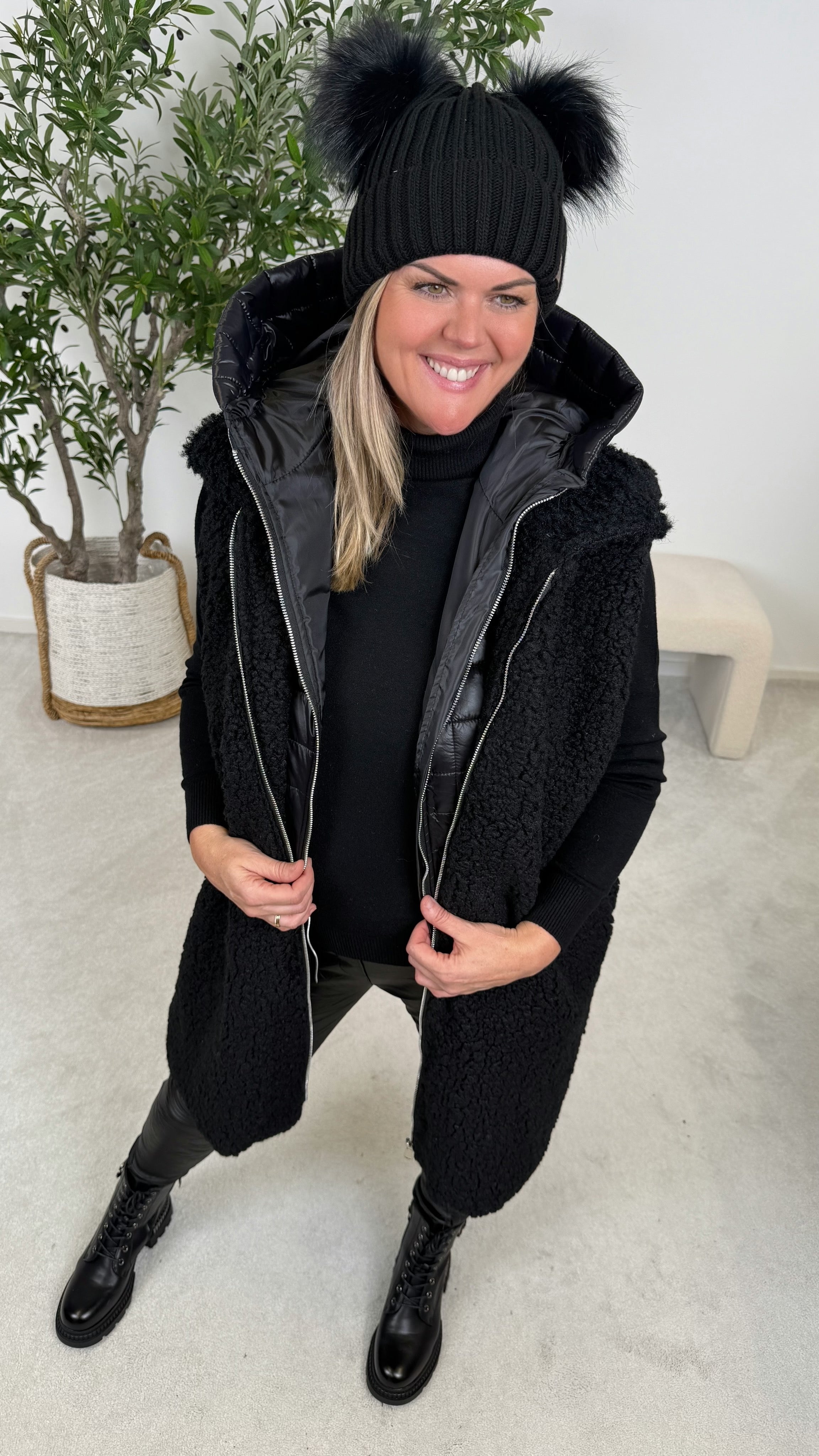 Weste Cozy Couture *Schwarz*