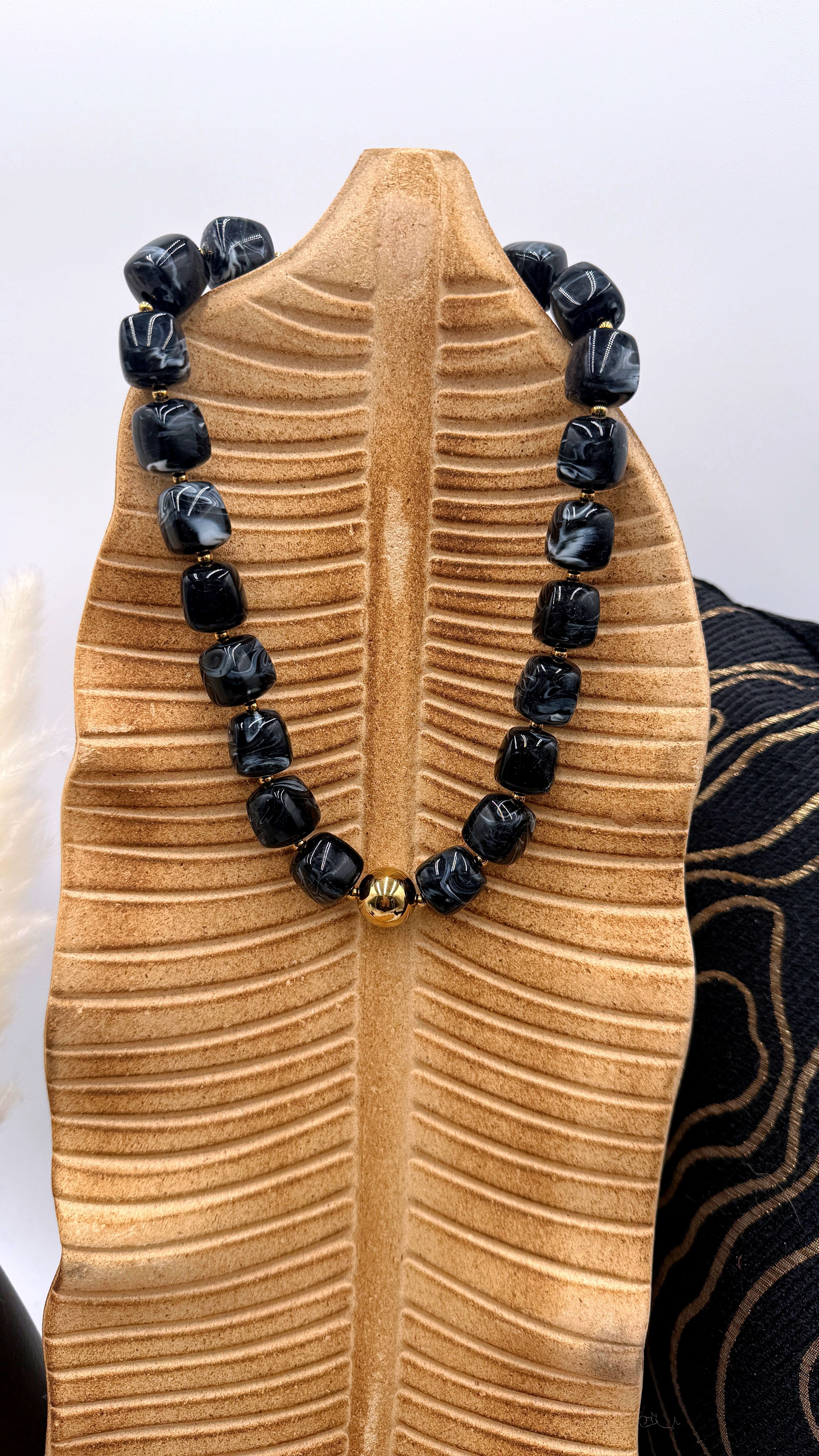 Halskette Glamora Cube *Schwarz*