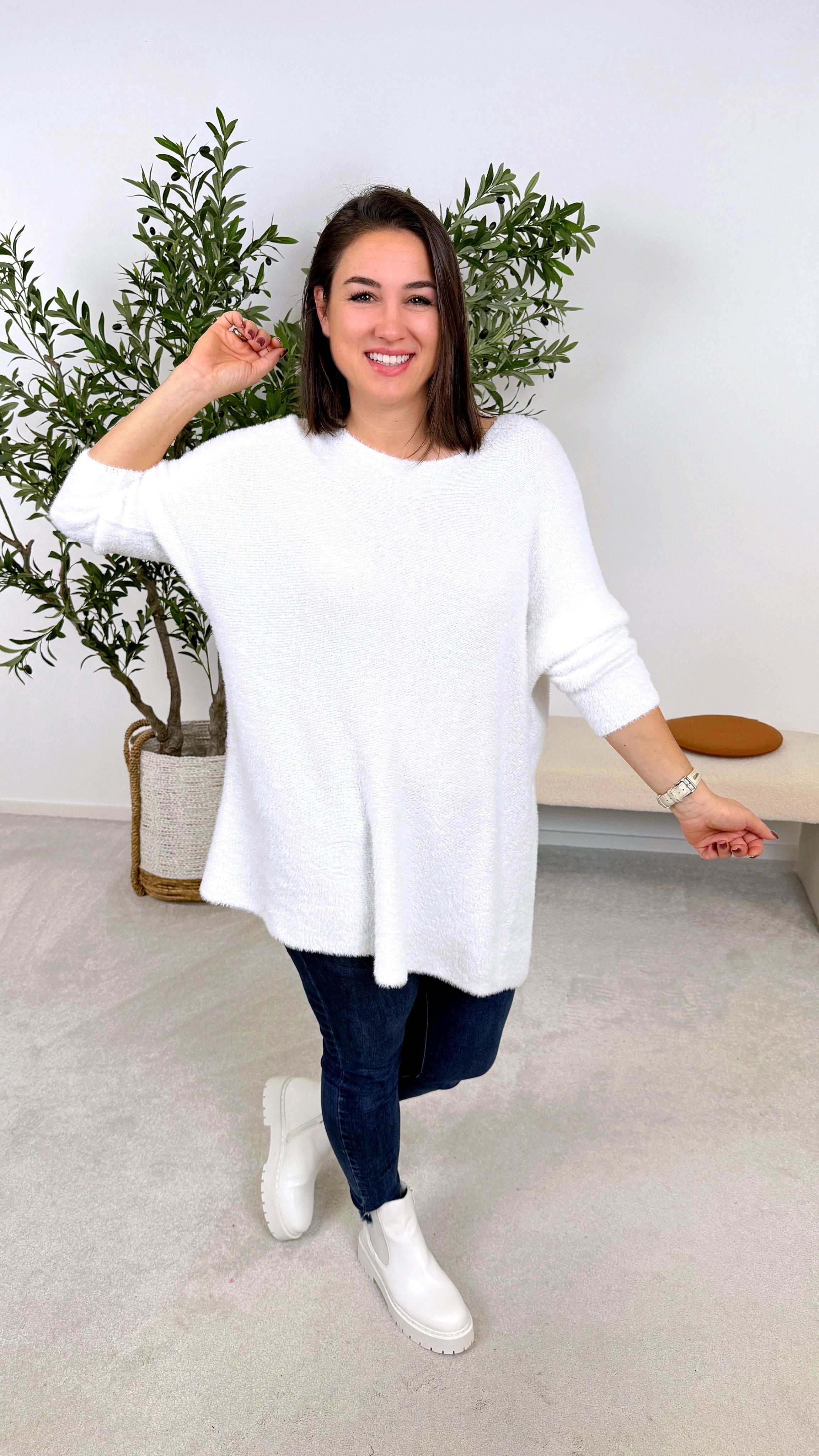 Pullover Misty Touch *Weiß*