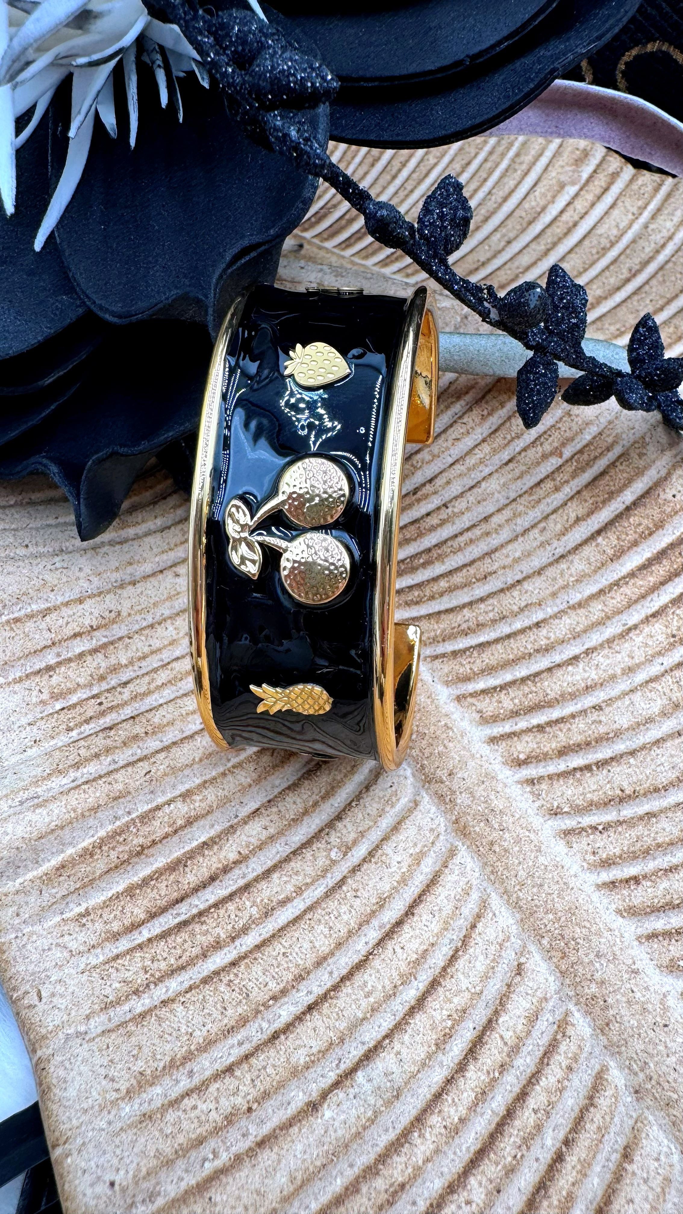 Armreif Elegant Fruit *Schwarz*