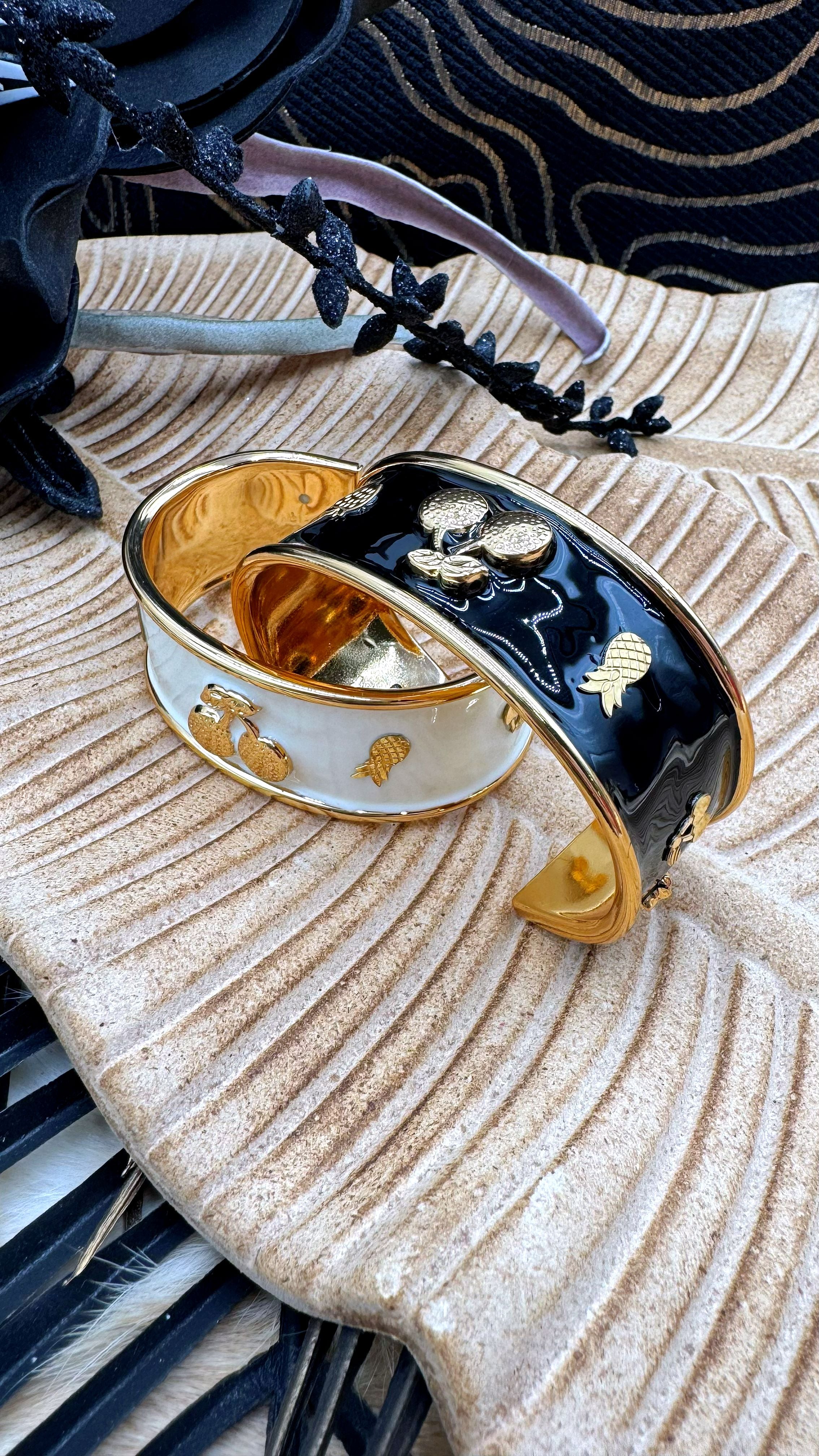 Armreif Elegant Fruit *Schwarz*