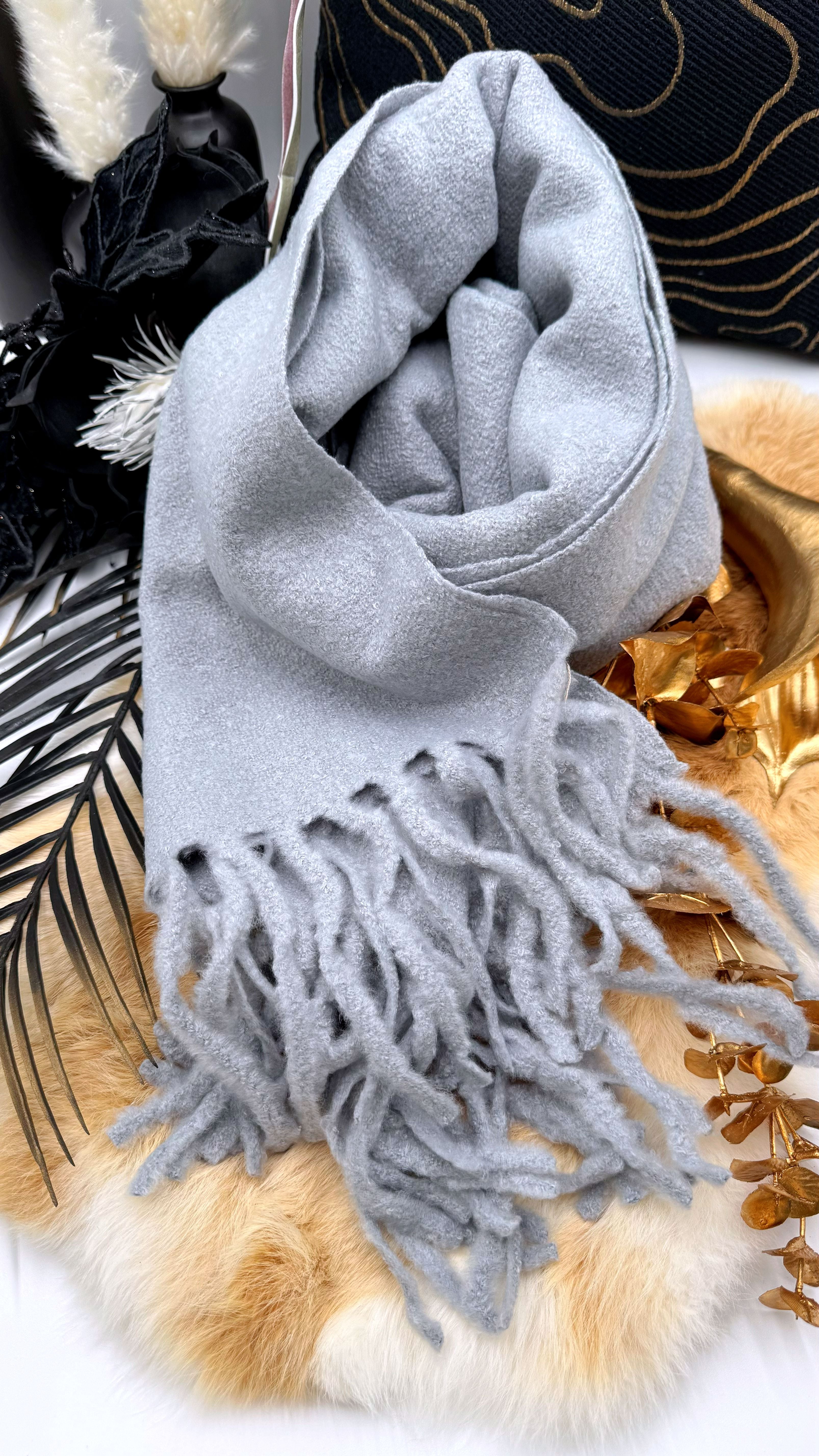 Schal Basic Cozy *Grau*