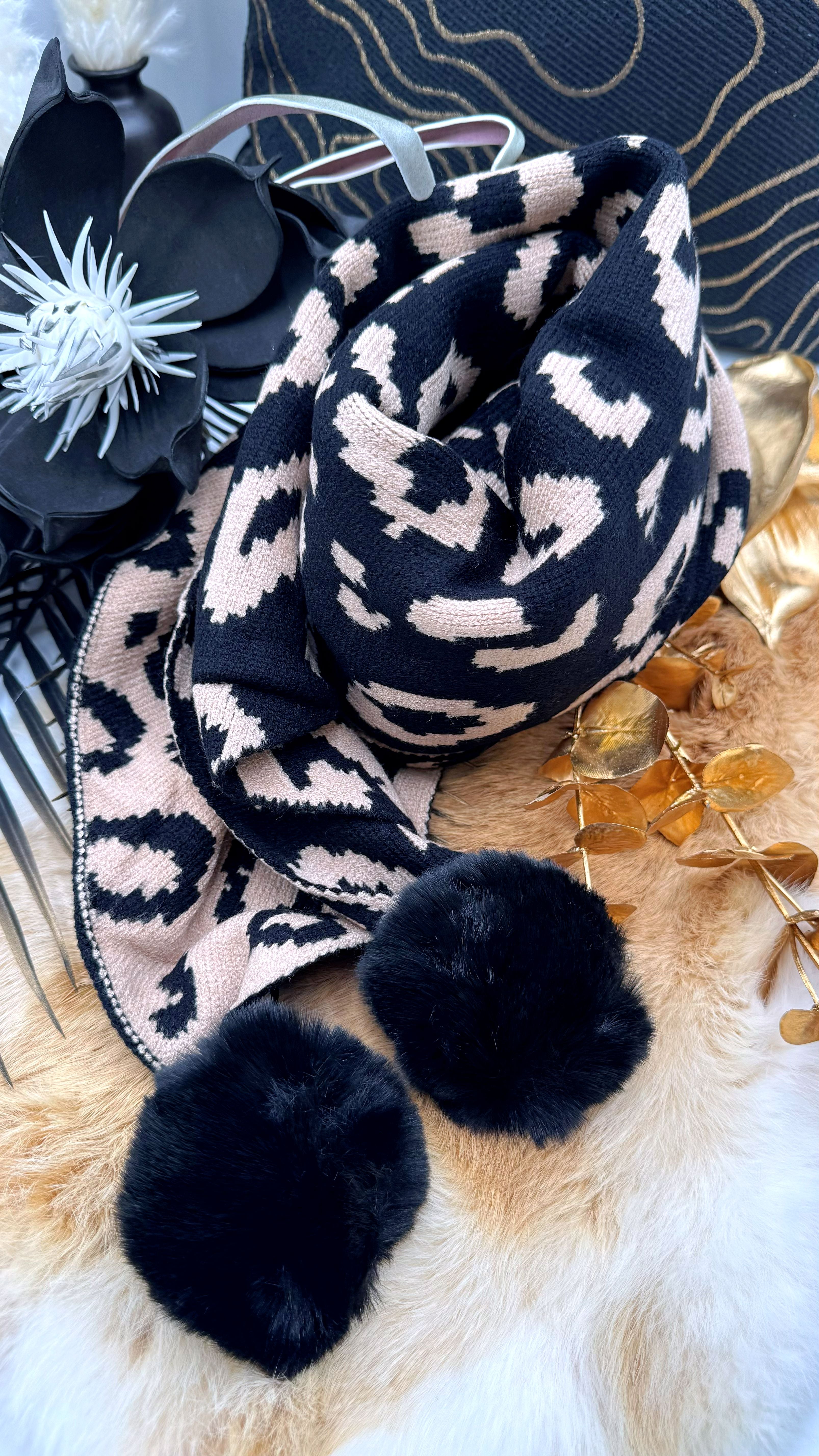 Schal Wild Power *Schwarz*