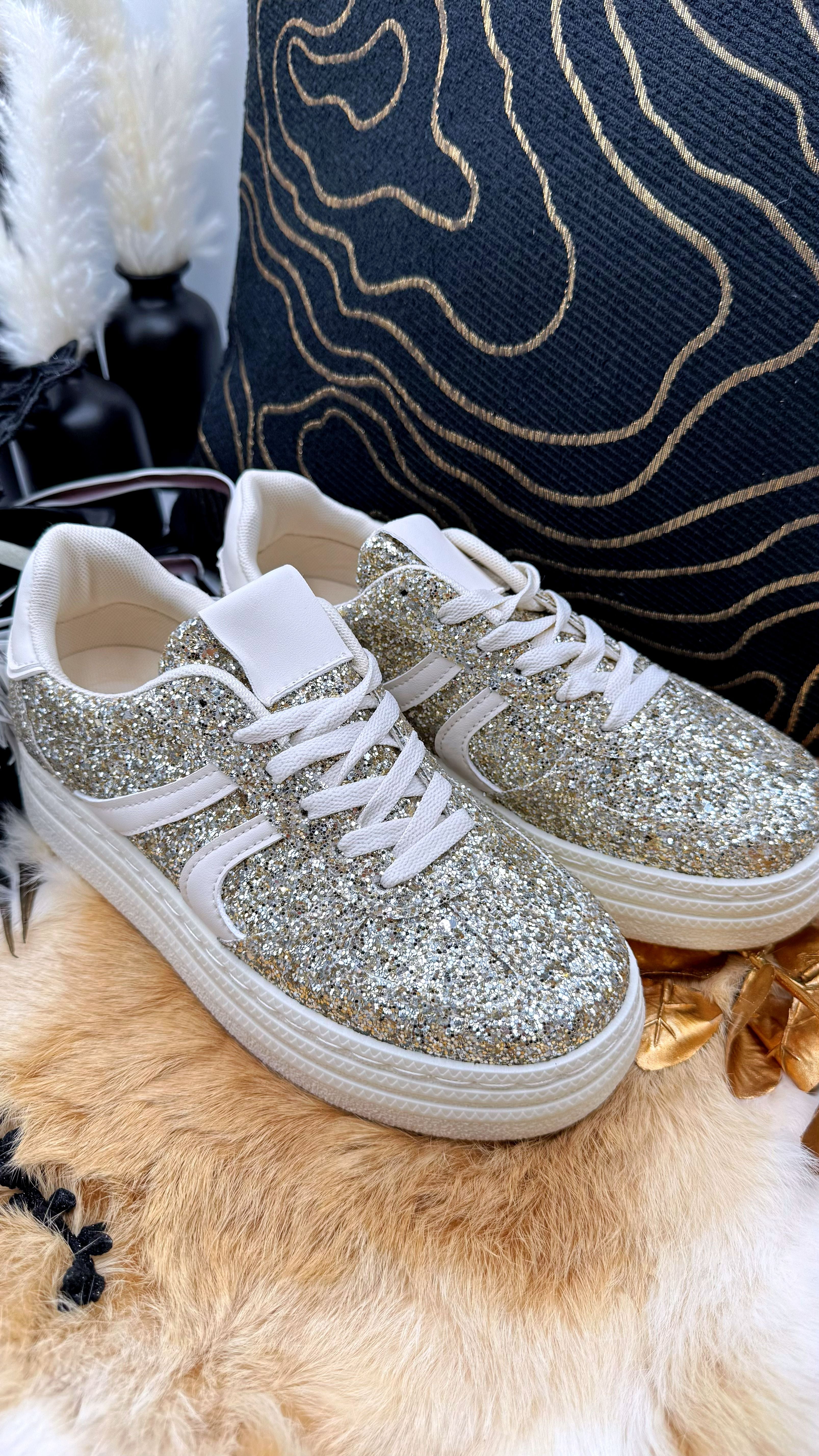 Sneaker Power Glitter *Gold*