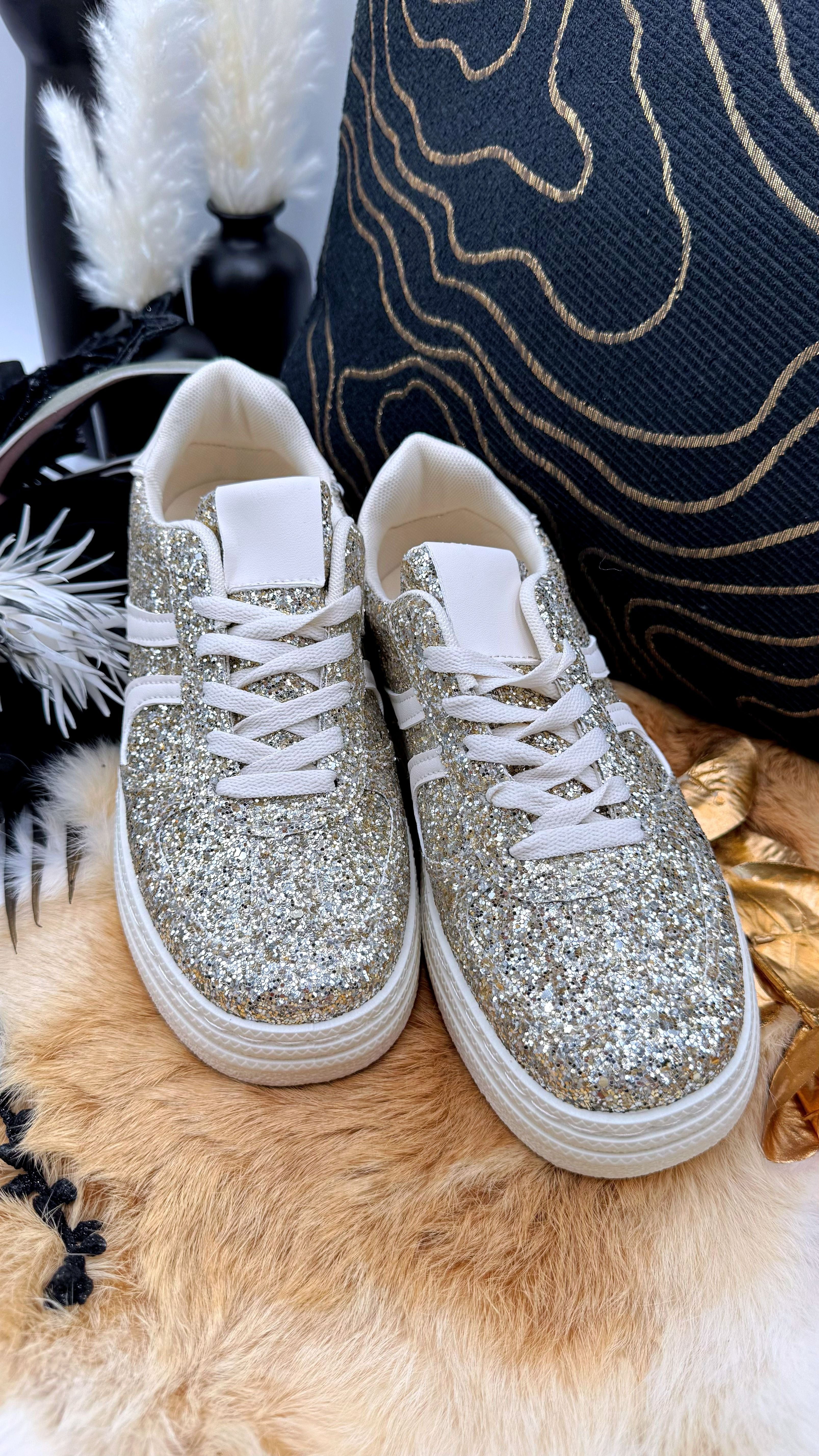 Sneaker Power Glitter *Gold*