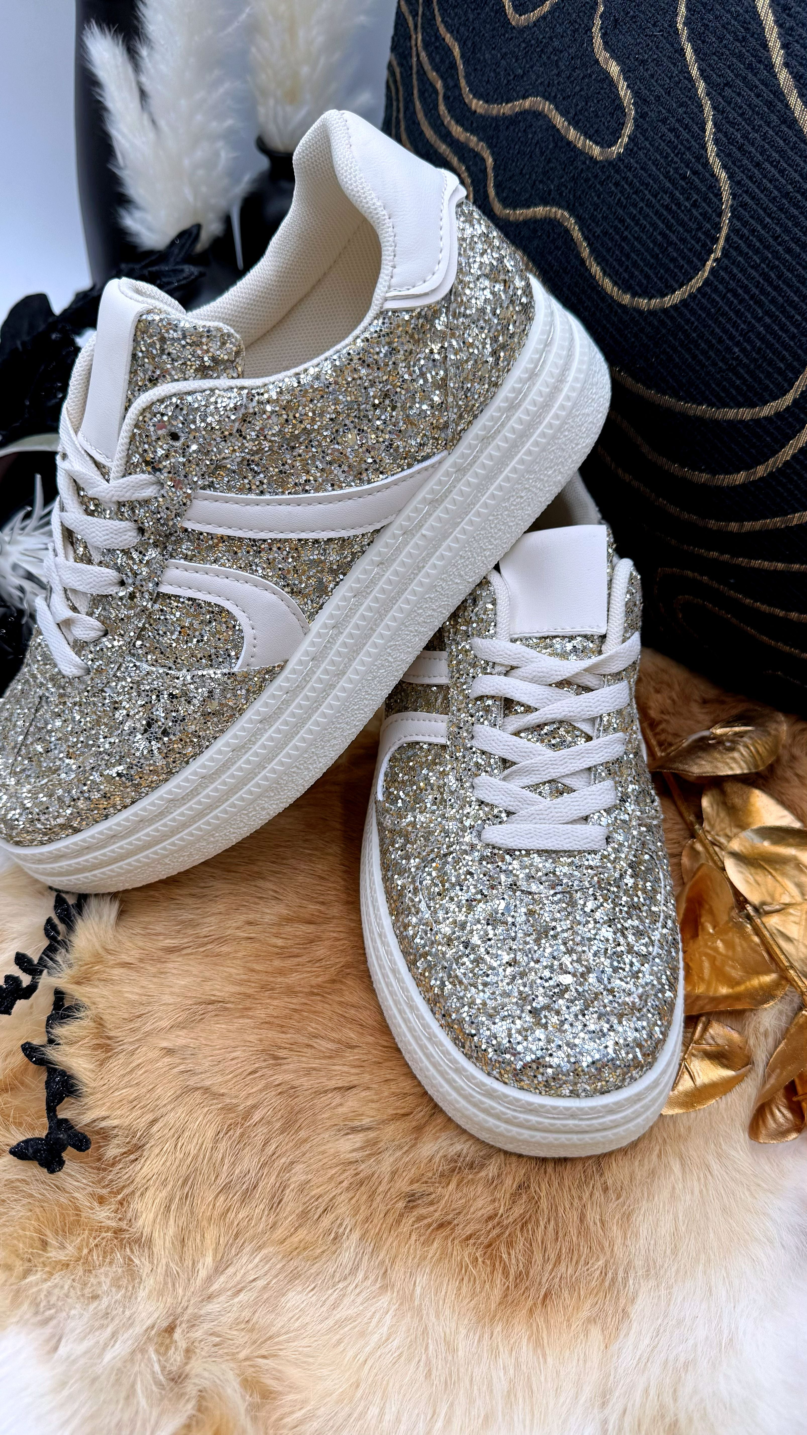 Sneaker Power Glitter *Gold*