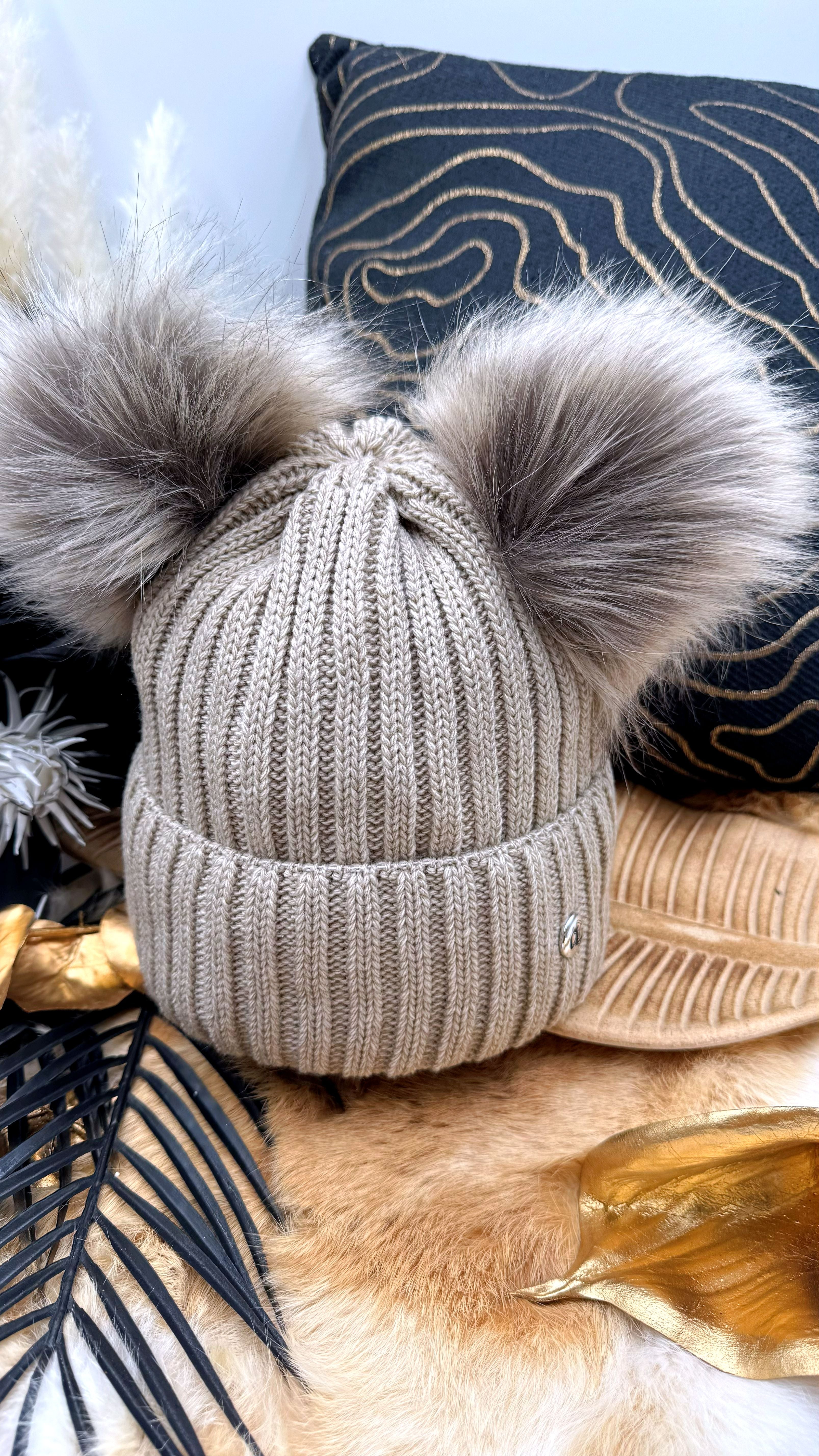 Mütze Winter Twin *Beige*