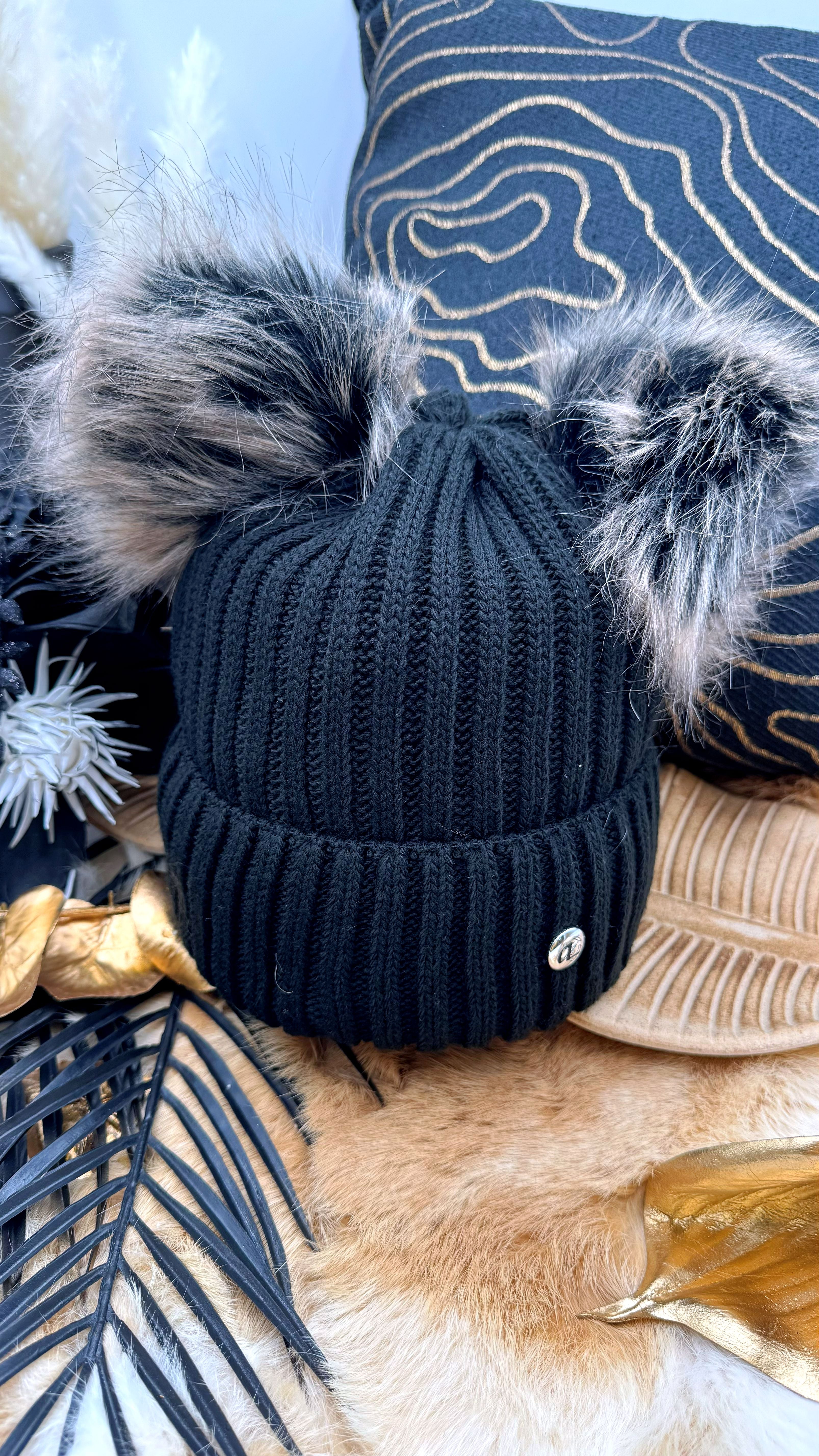 Mütze Winter Twin *Schwarz*