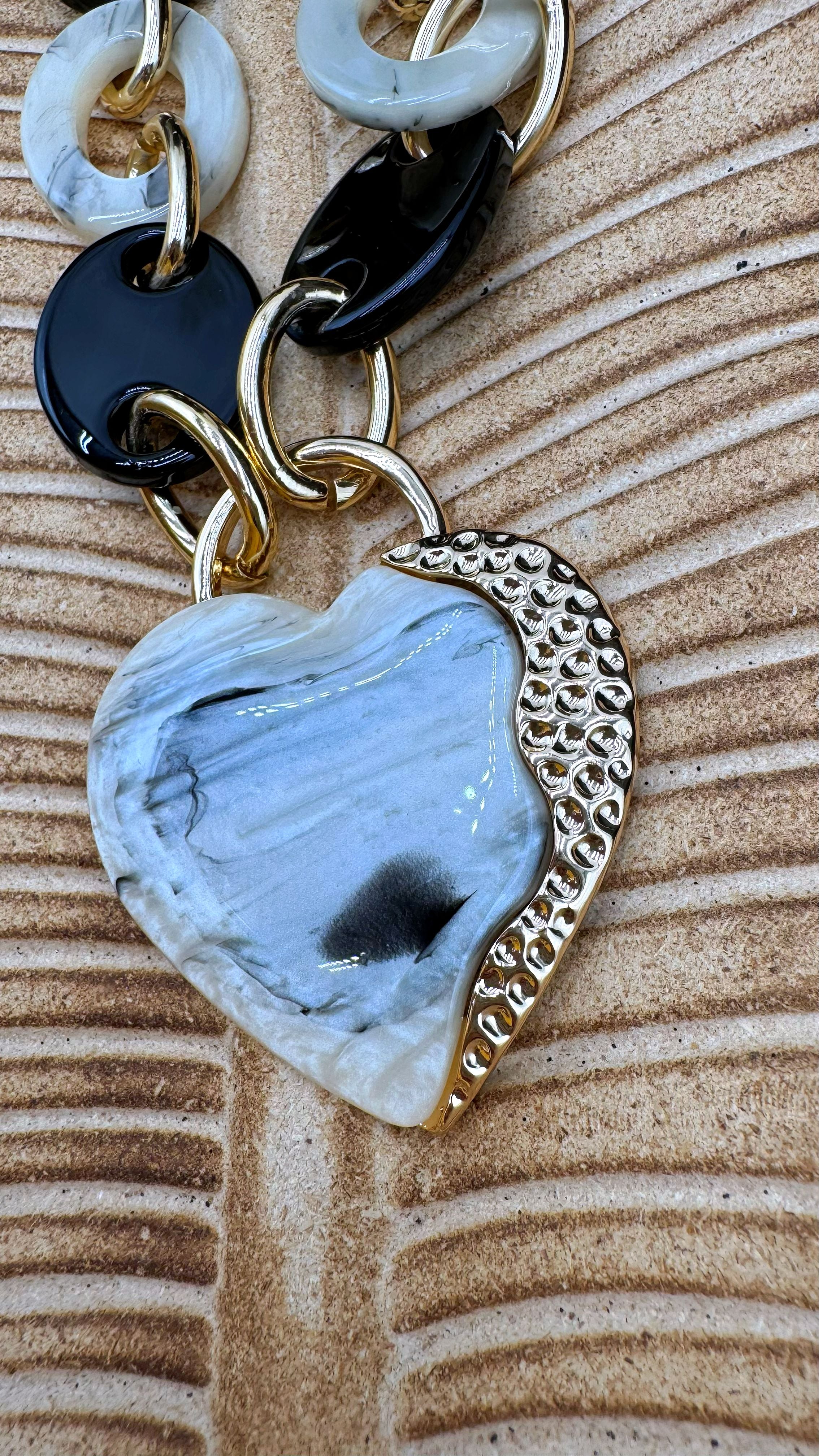 Halskette Marble Heart