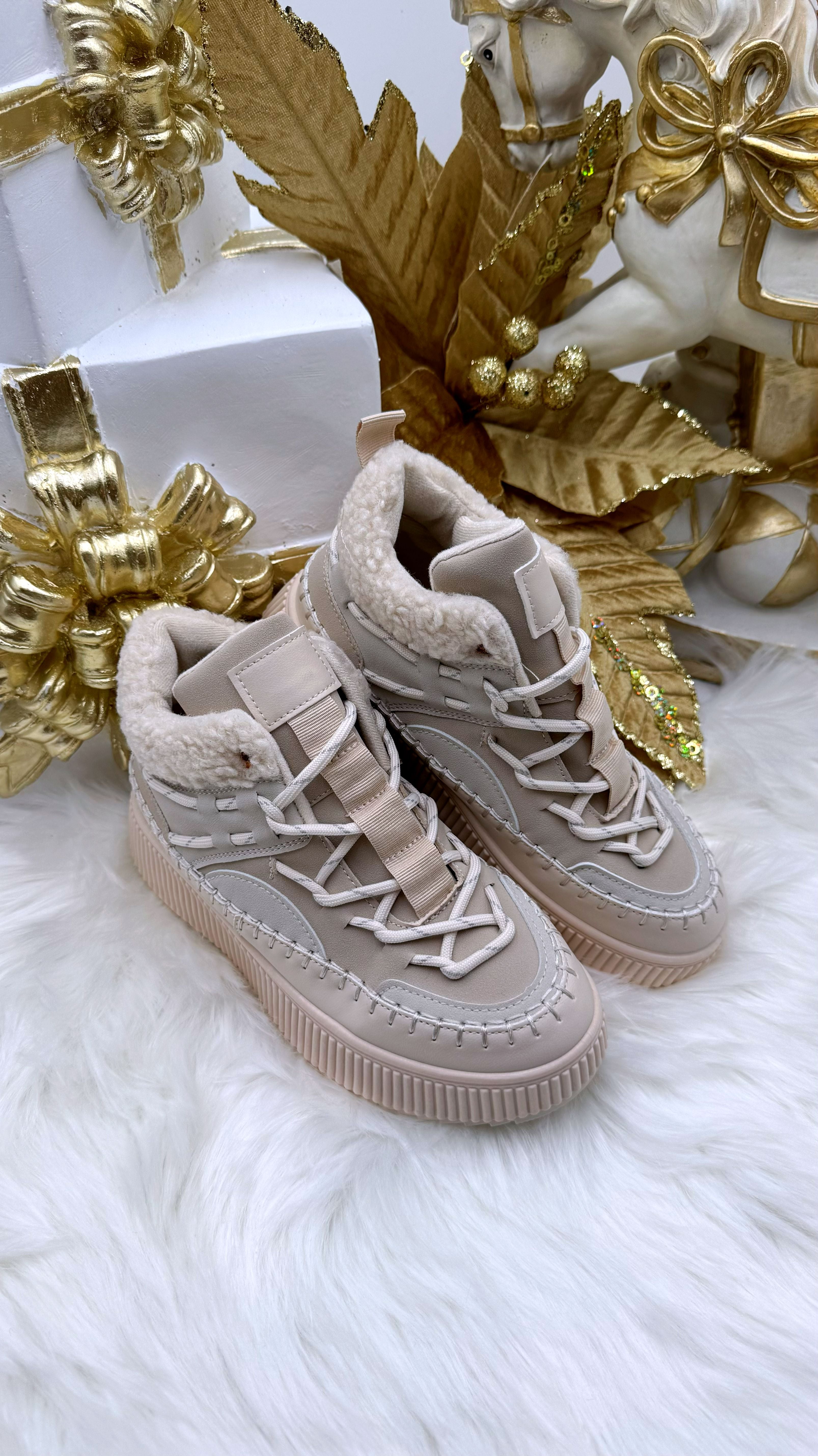 High-Sneaker Empty *Beige*