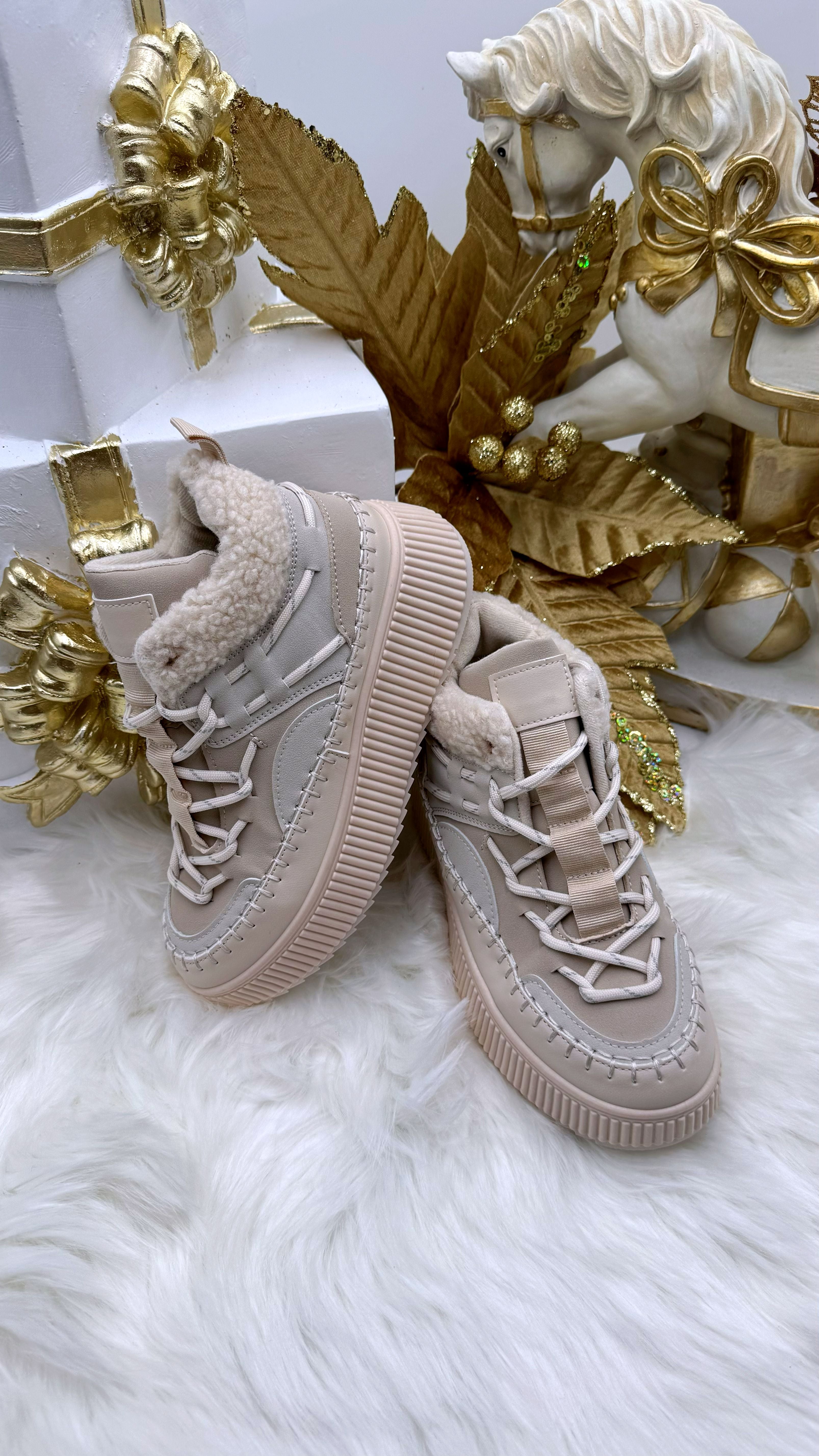 High-Sneaker Empty *Beige*