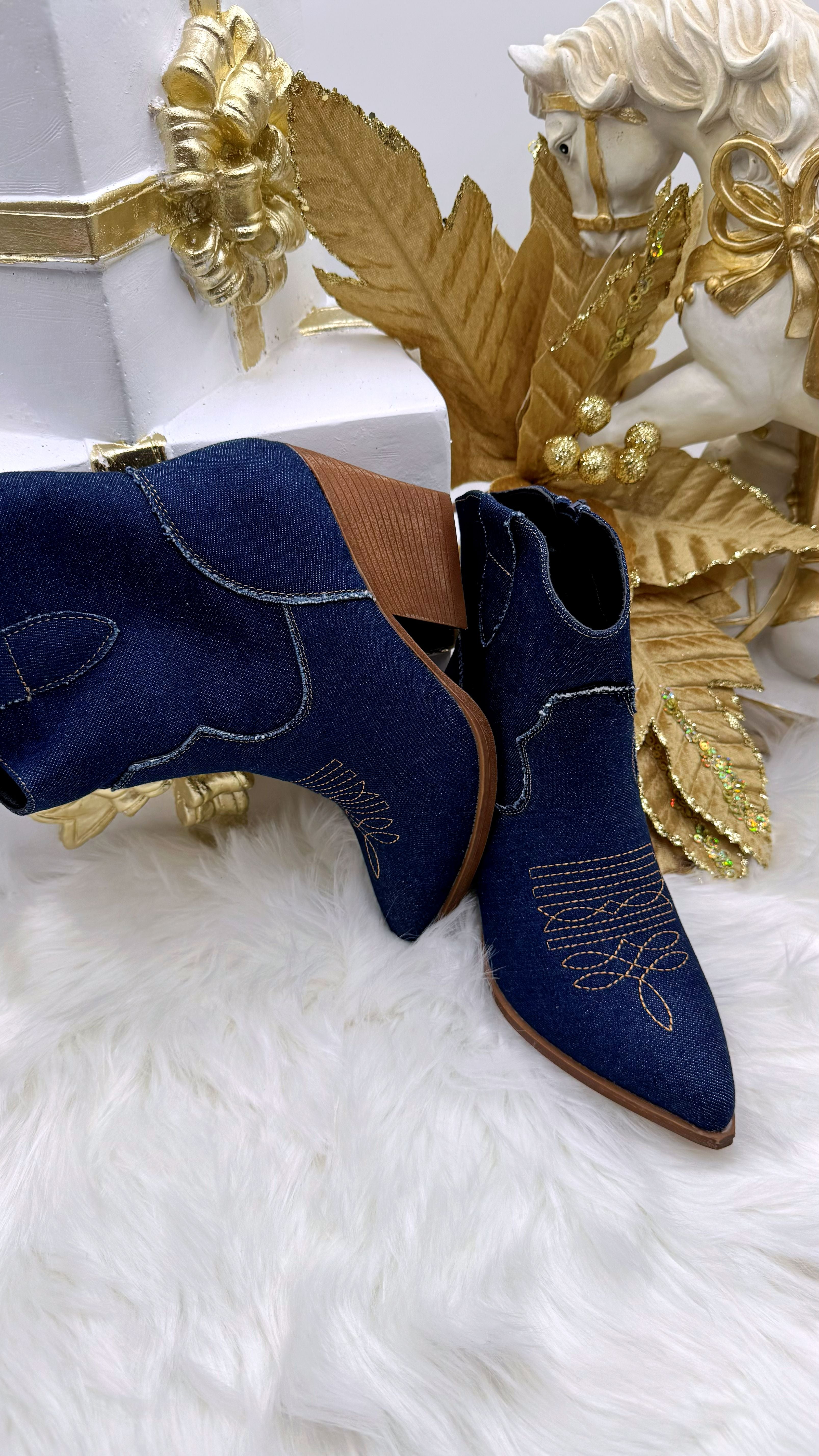 Stiefellette Denim Diva *Dunkelblau*