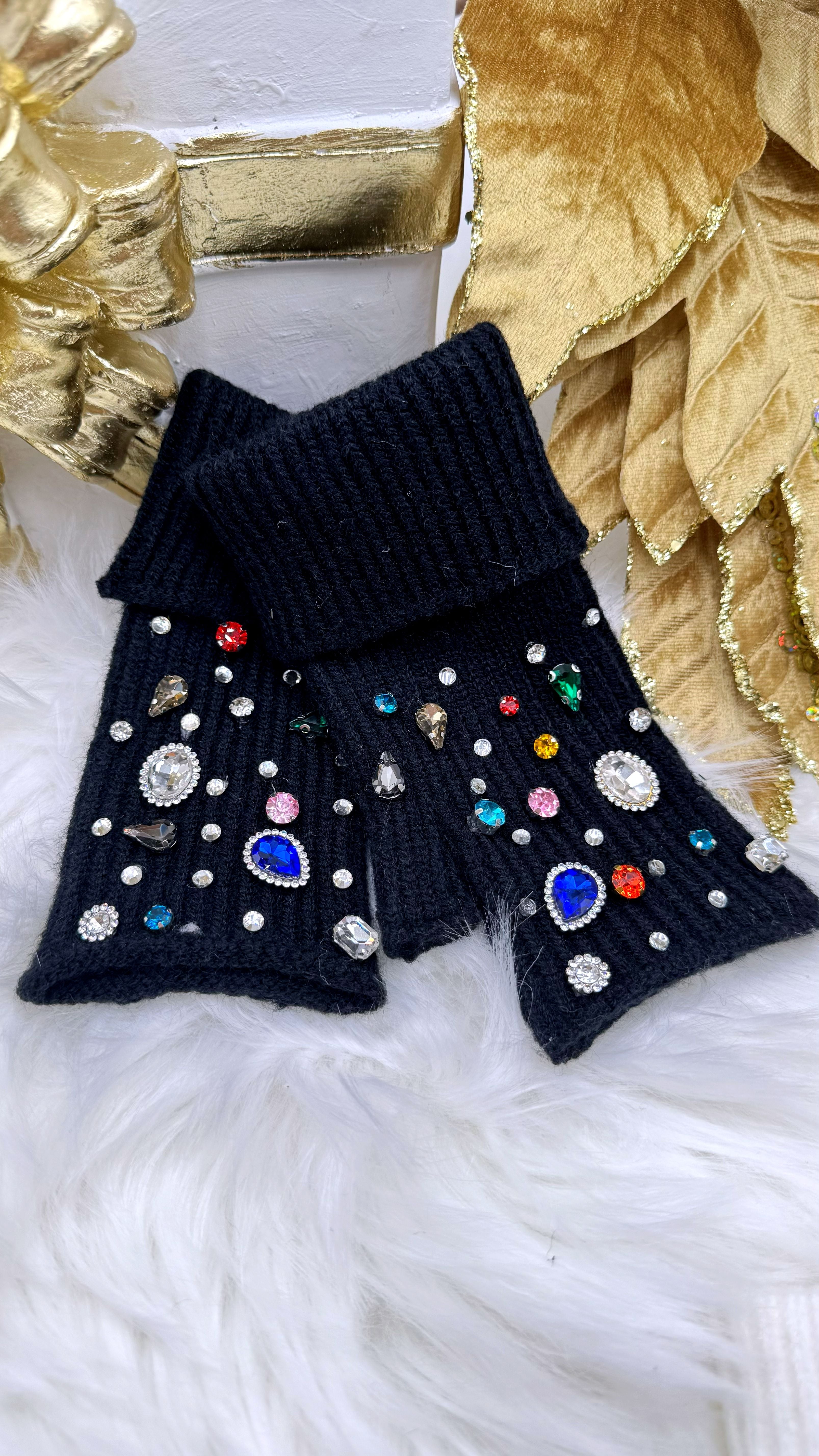 Stulpenhandschuhe Jewal Hands *Schwarz*