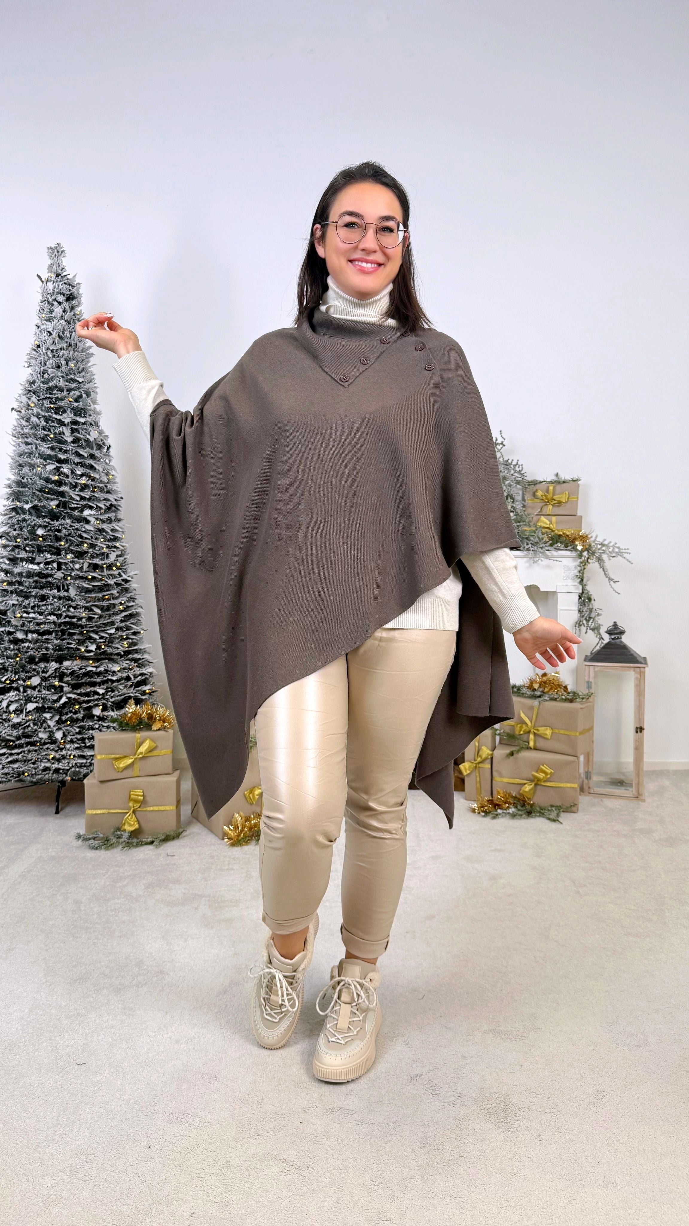 Poncho Aria *Taupe*