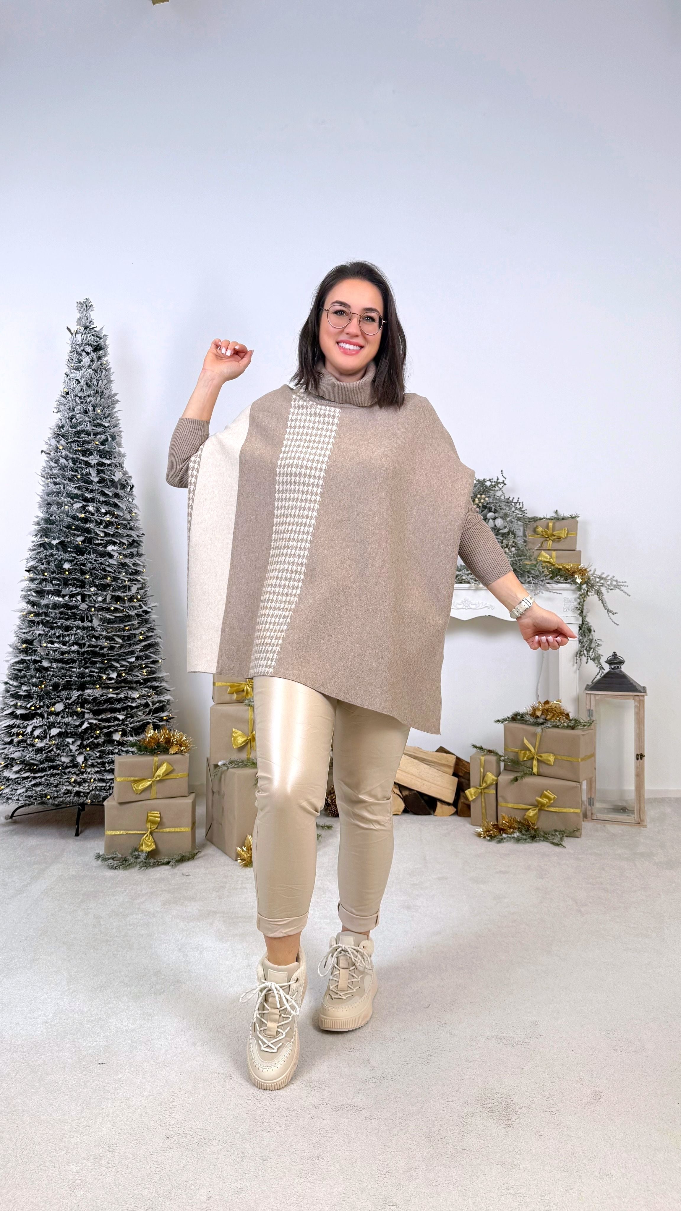 Rollkragenpullover Caprice *Taupe*