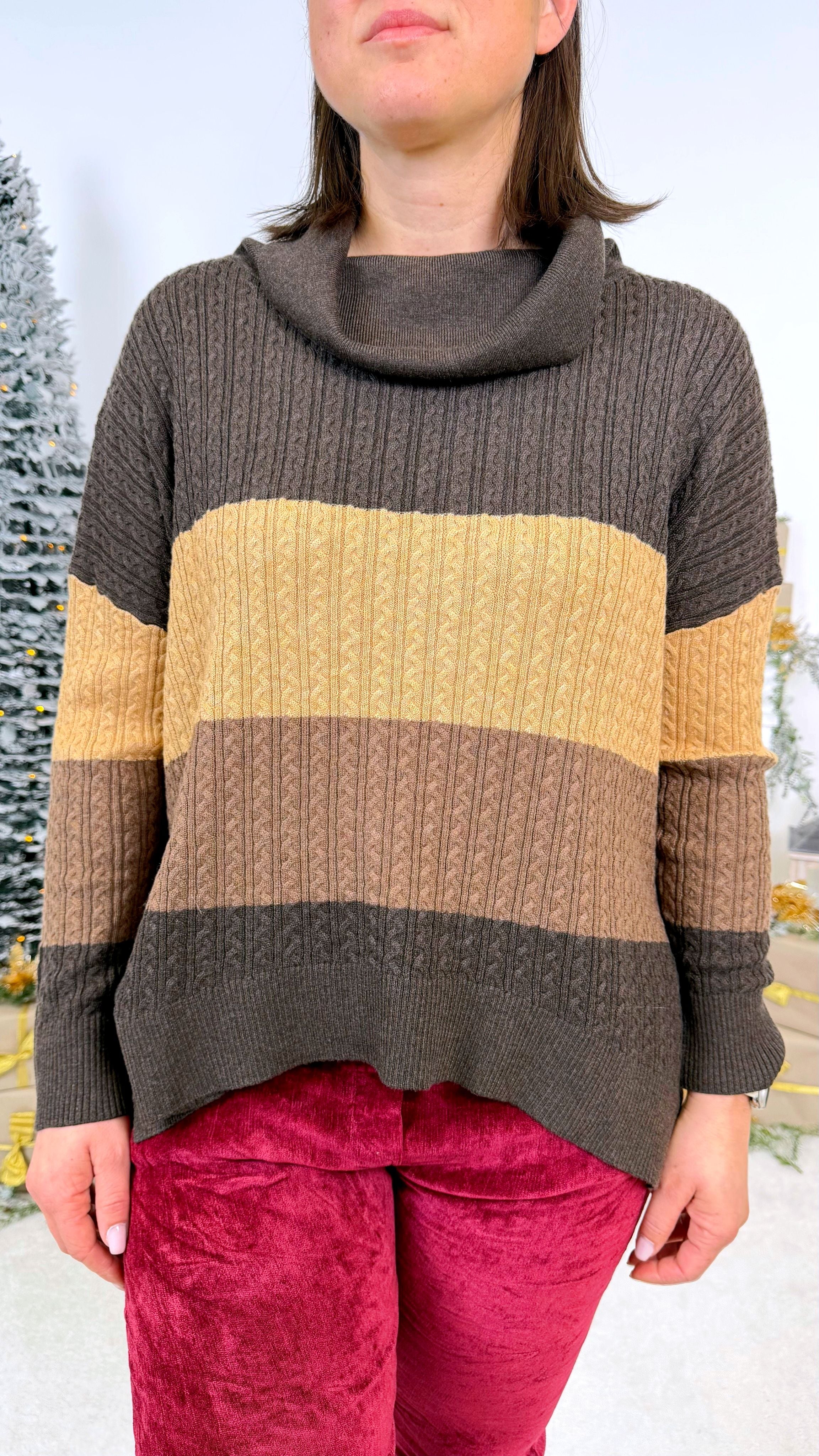 Strickpullover Hazel Harmony *Braun*