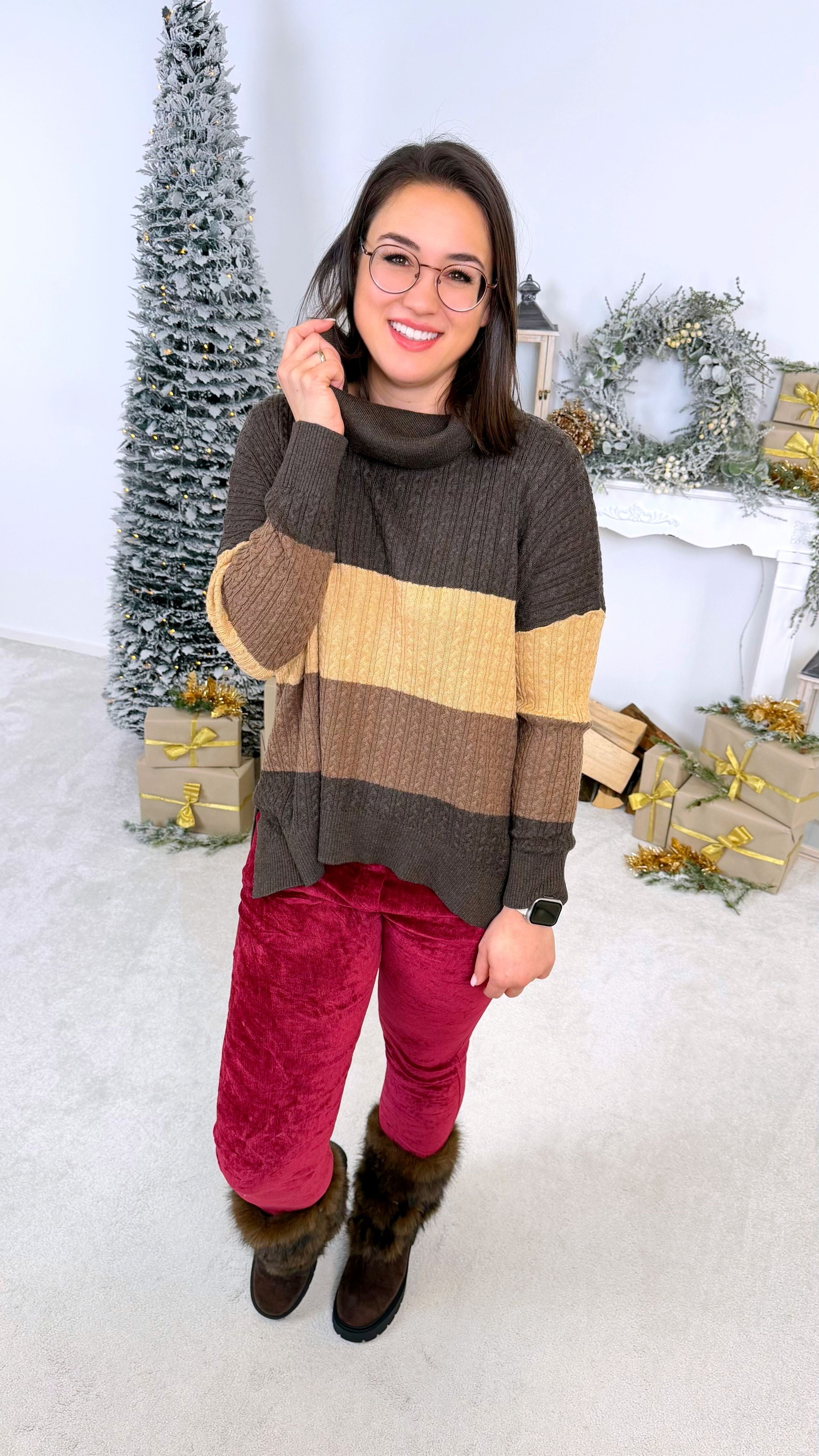 Strickpullover Hazel Harmony *Braun*