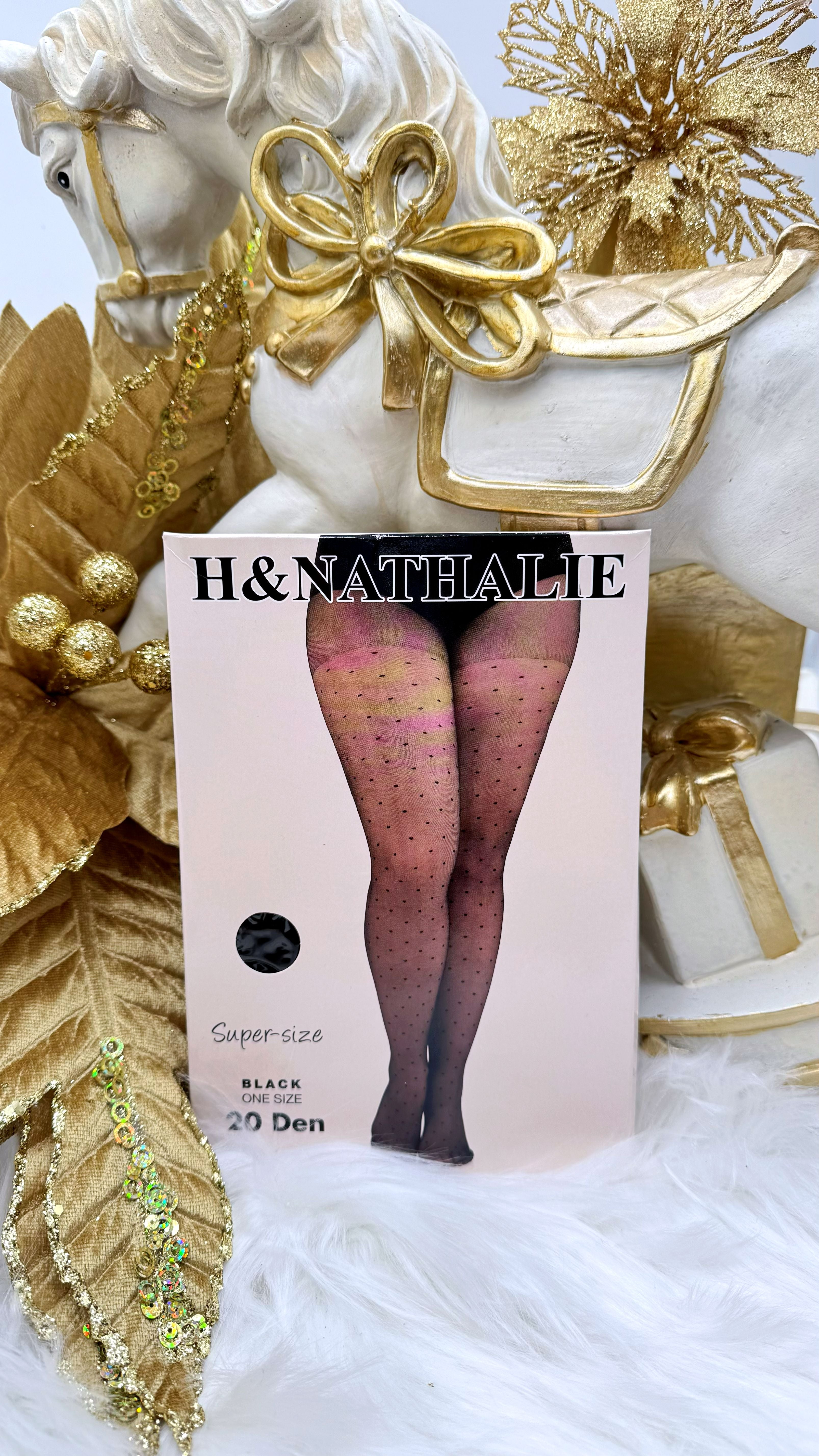 Feinstrumpfhose Little Dots *Big Size*