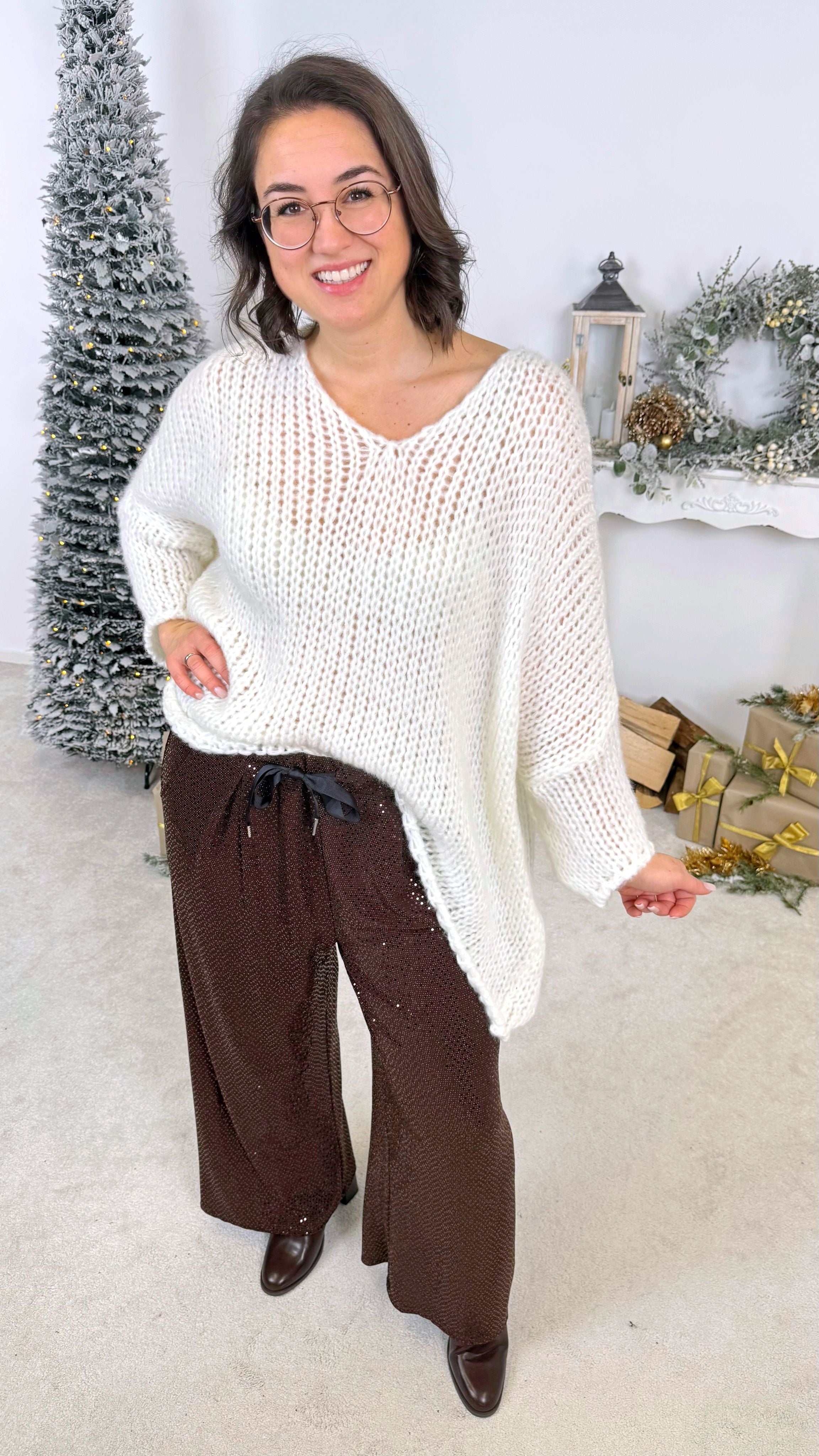 Hose Sequin Flow *Schoko*