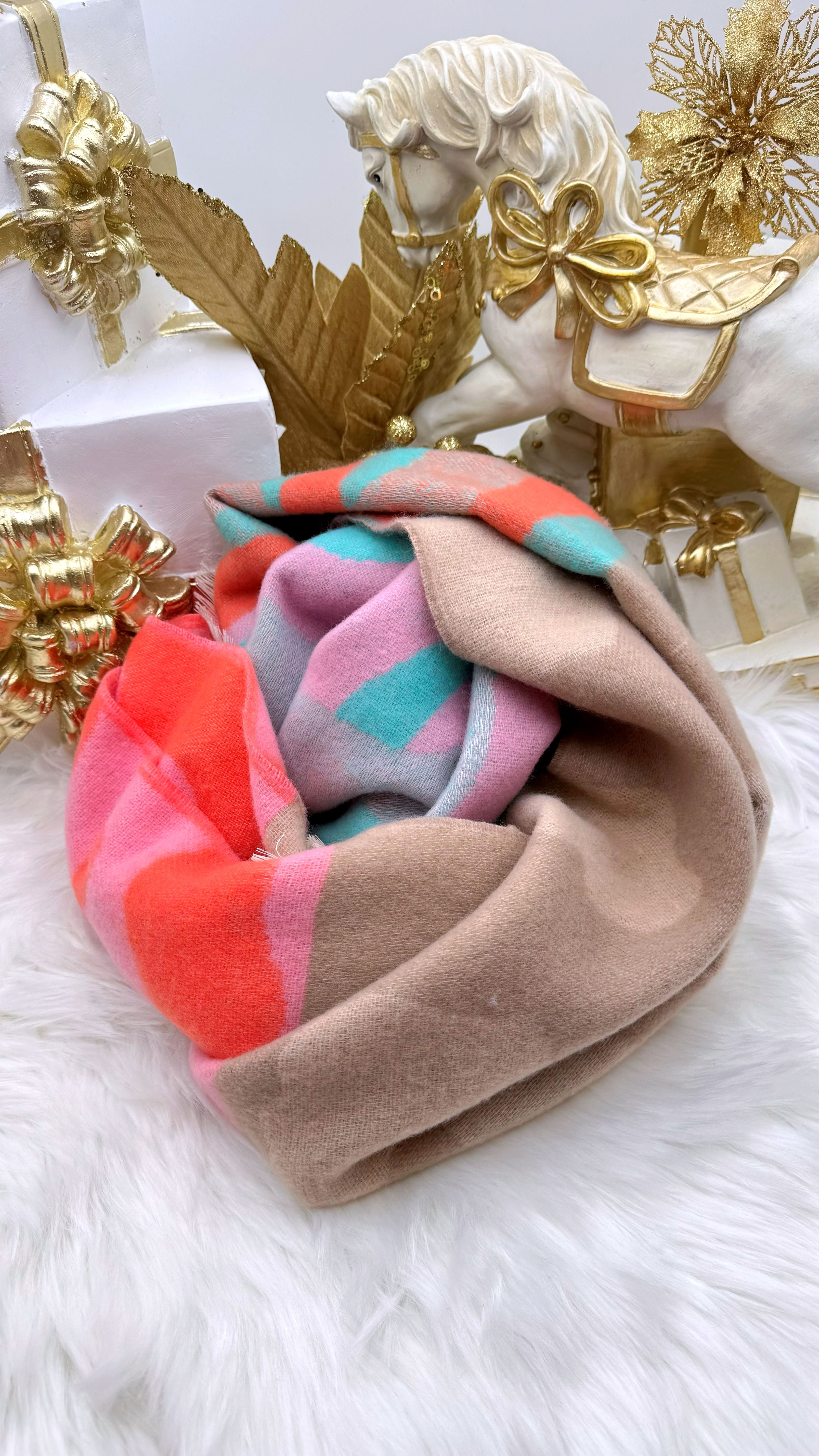 Schal Animal Amour *Beige*