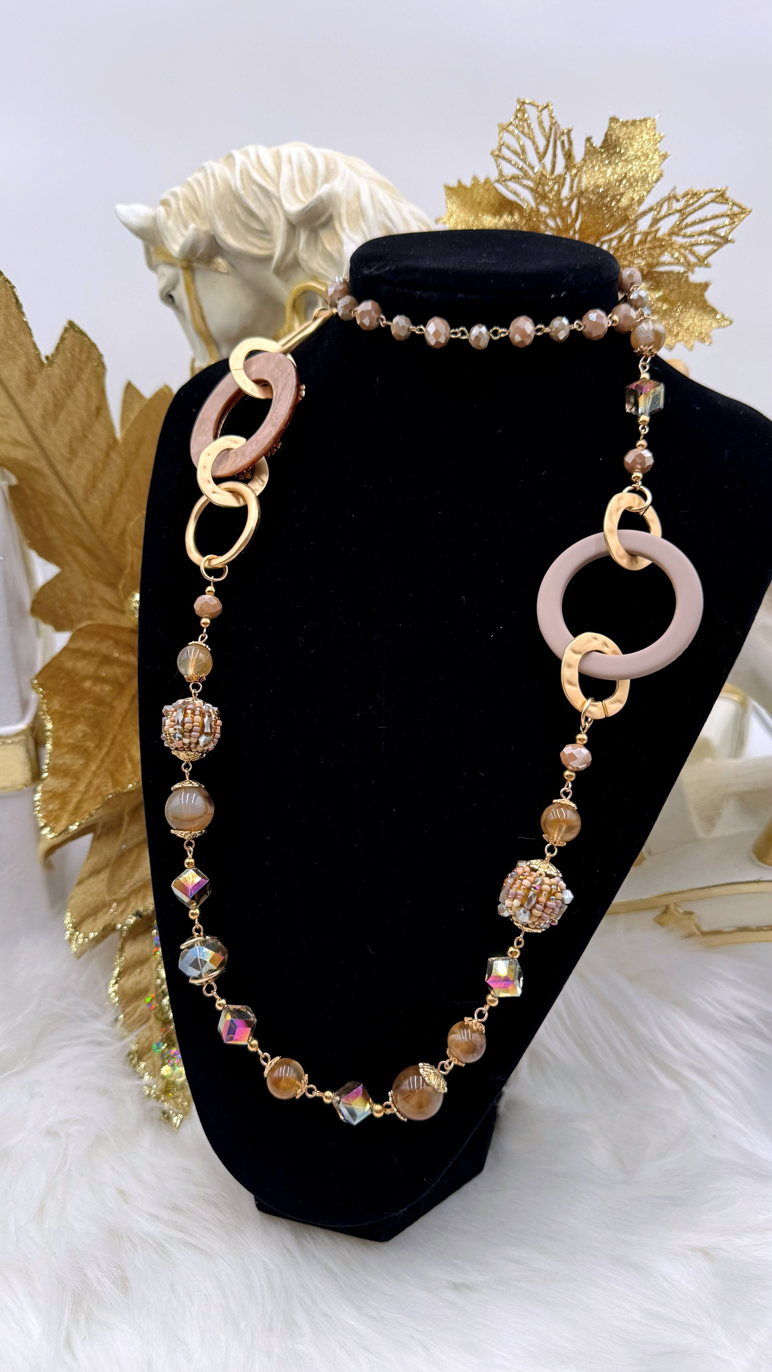 Lange Halskette Circle Of Light