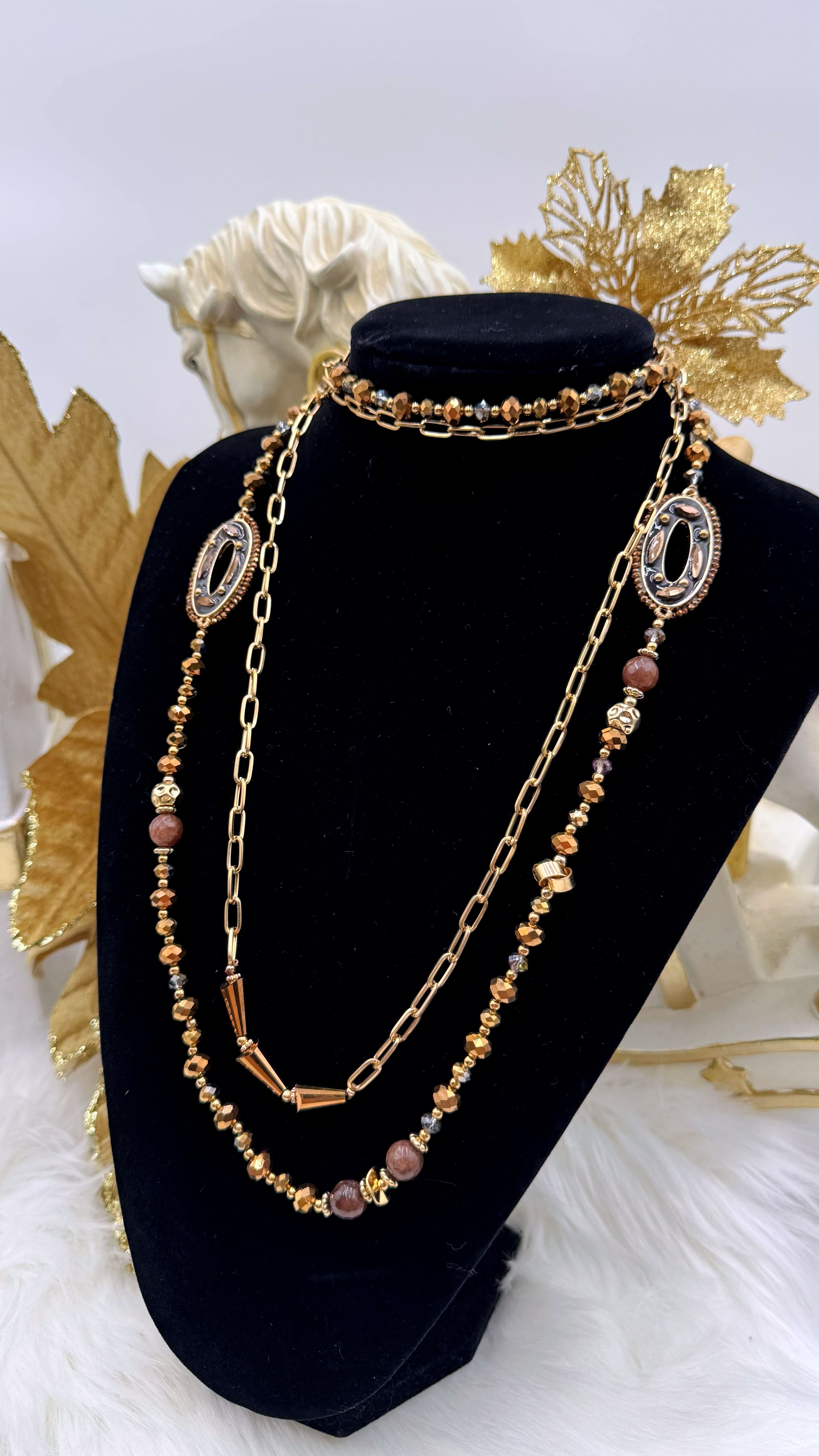 Lange Halskette Imperial Coins