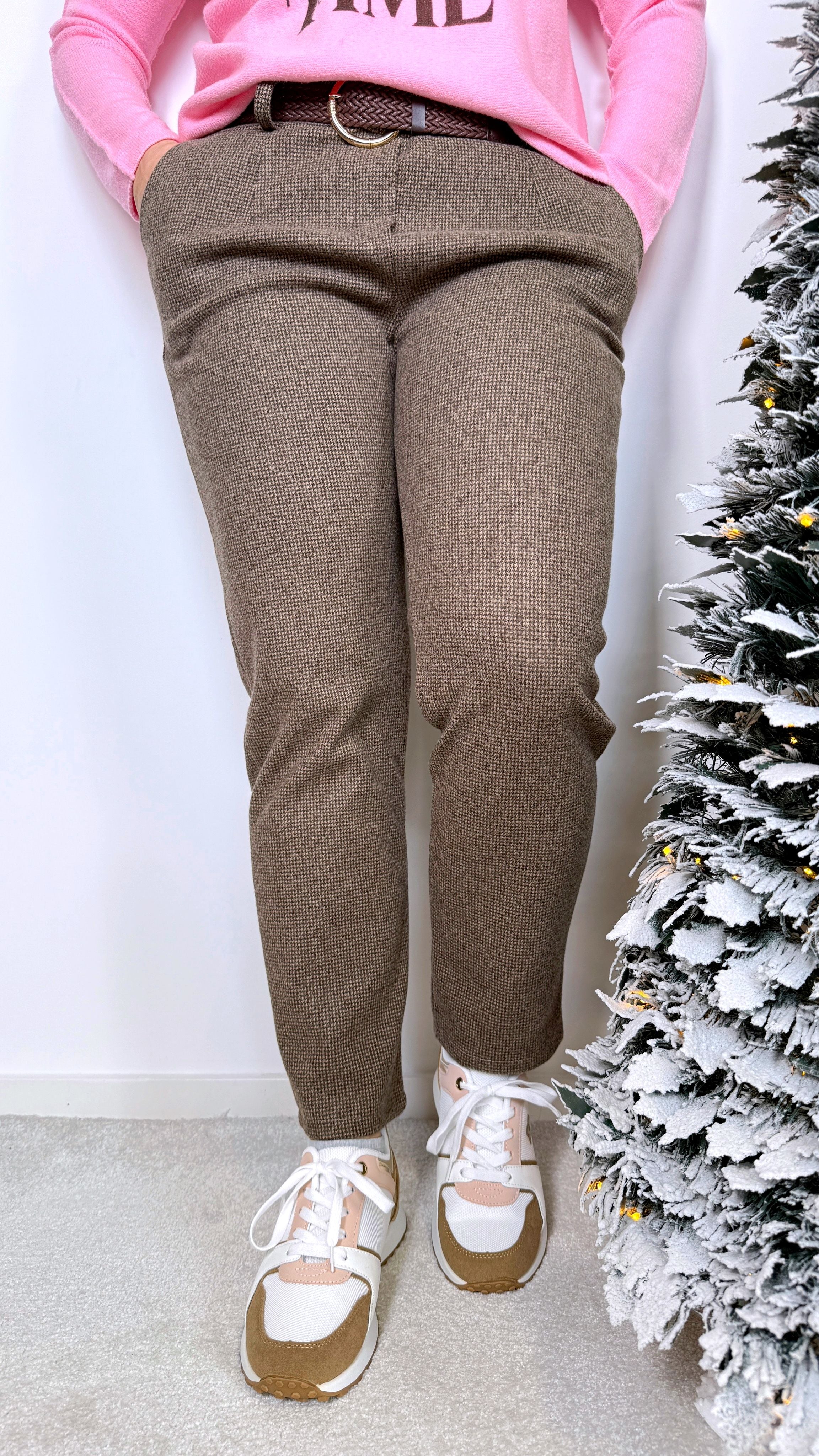 Hose Emma Tweed *Camel*