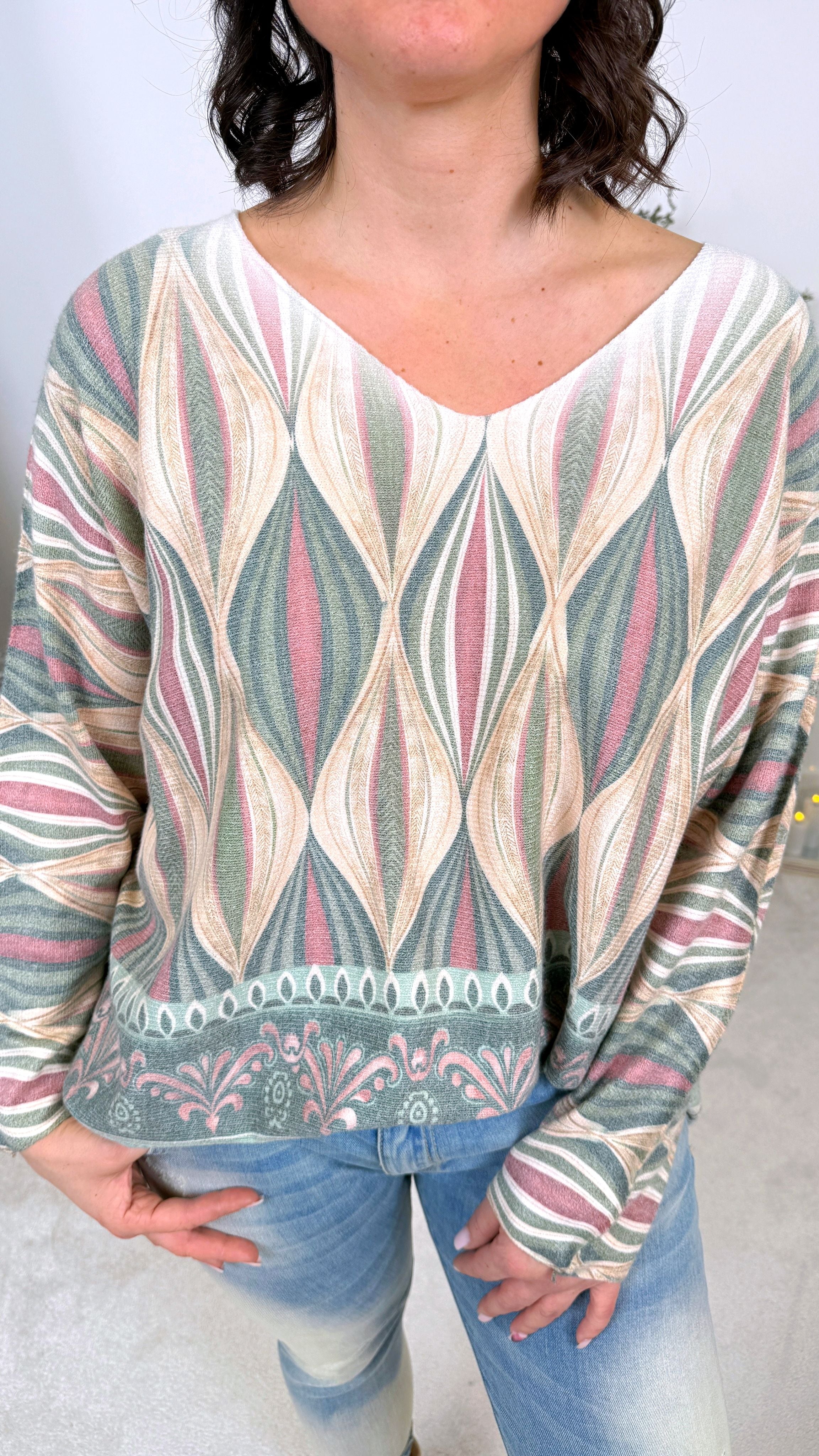 Pullover Mystic Pattern