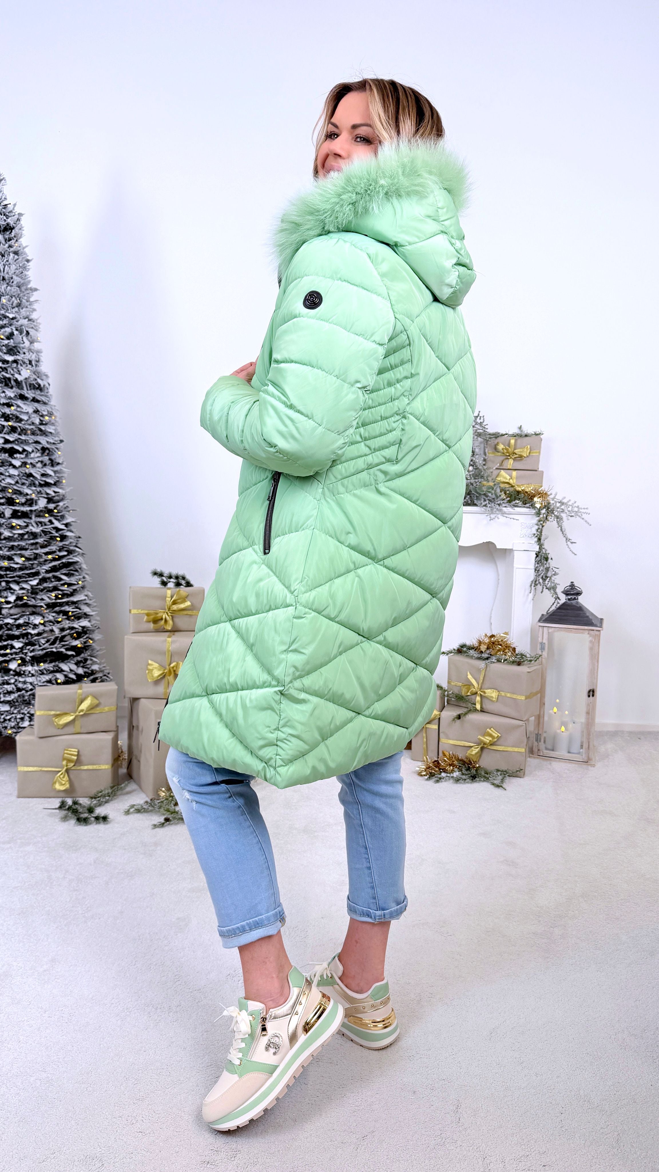 Steppmantel Cozy Luxe *Mint*