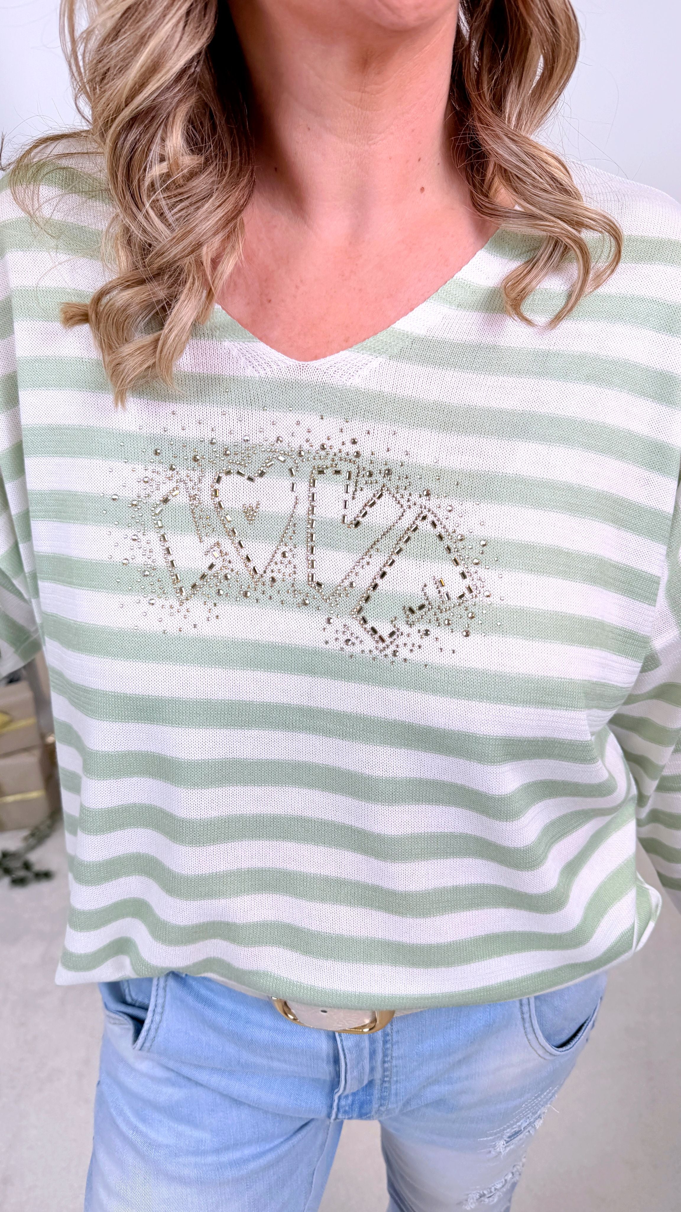 Pullover Heartline Glow