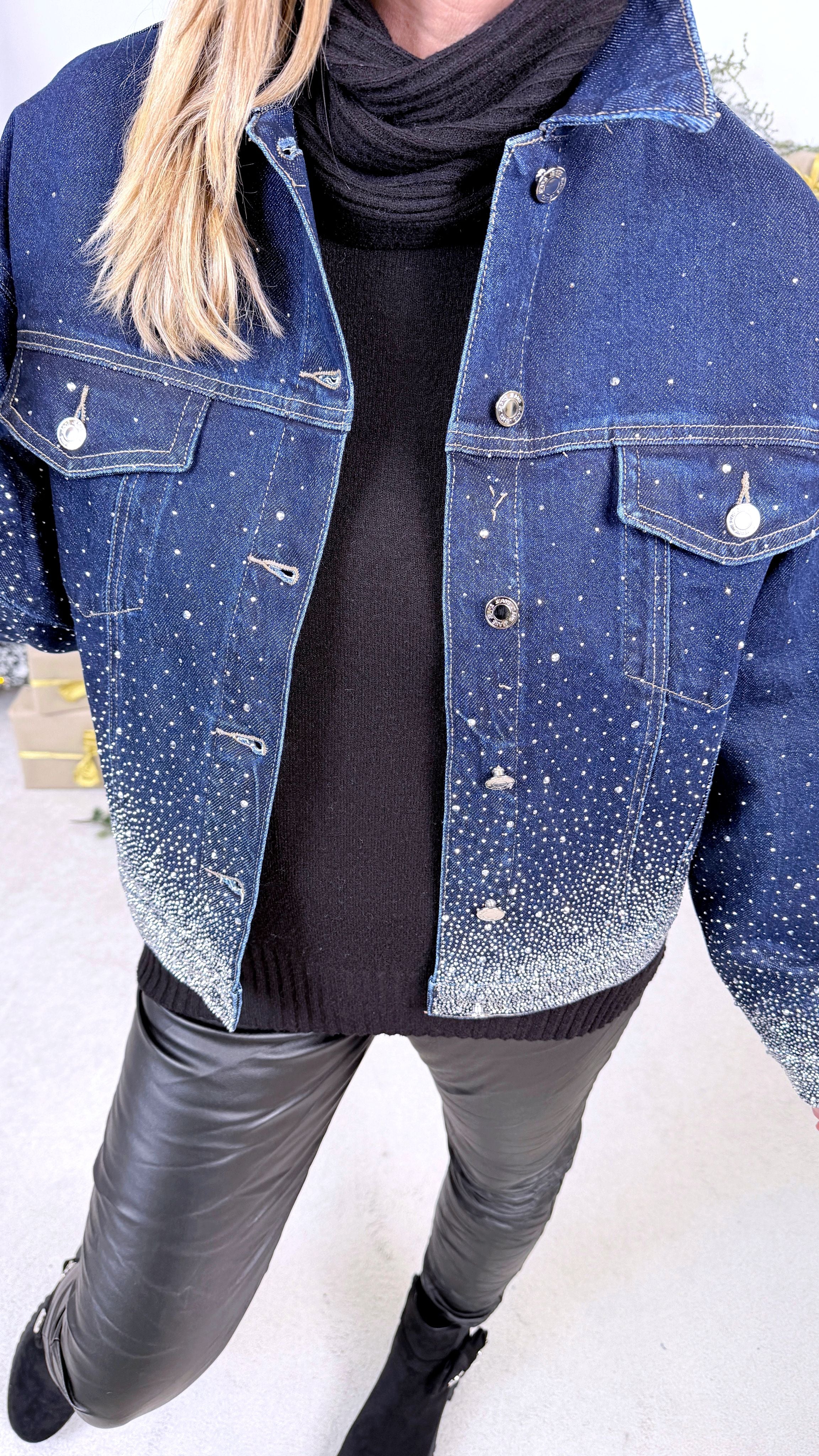 Jeansjacke Galaxy Glow Denim *Dunkel*