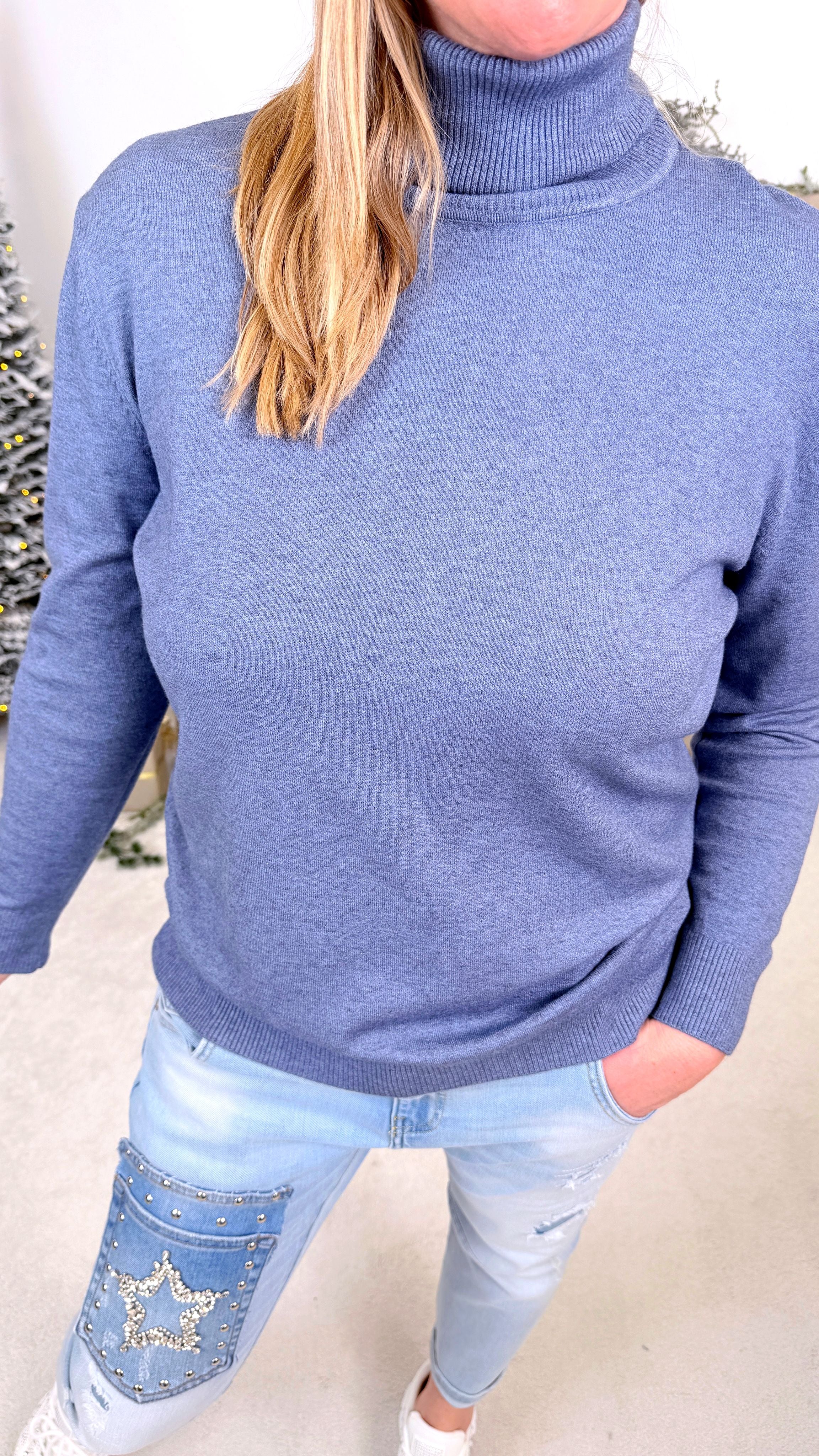 Rollkragenpullover Skin Kiss (12 Farben)