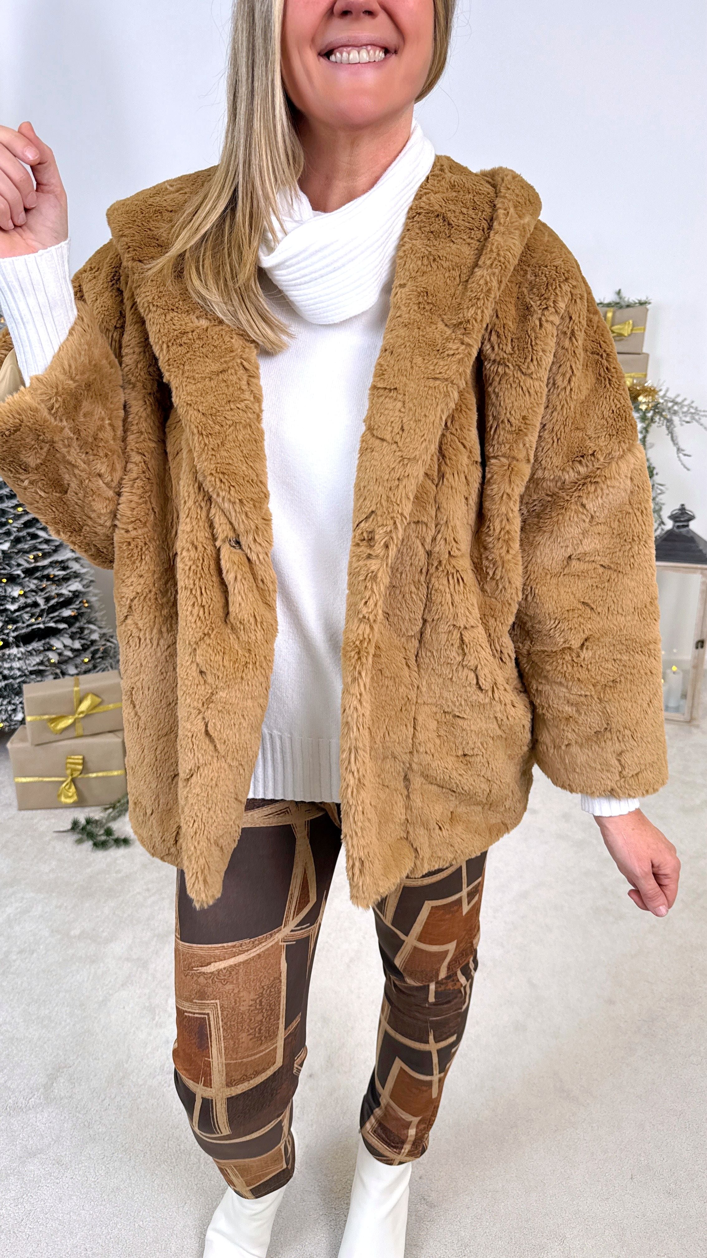 Jacke Fluff Factor *Camel*