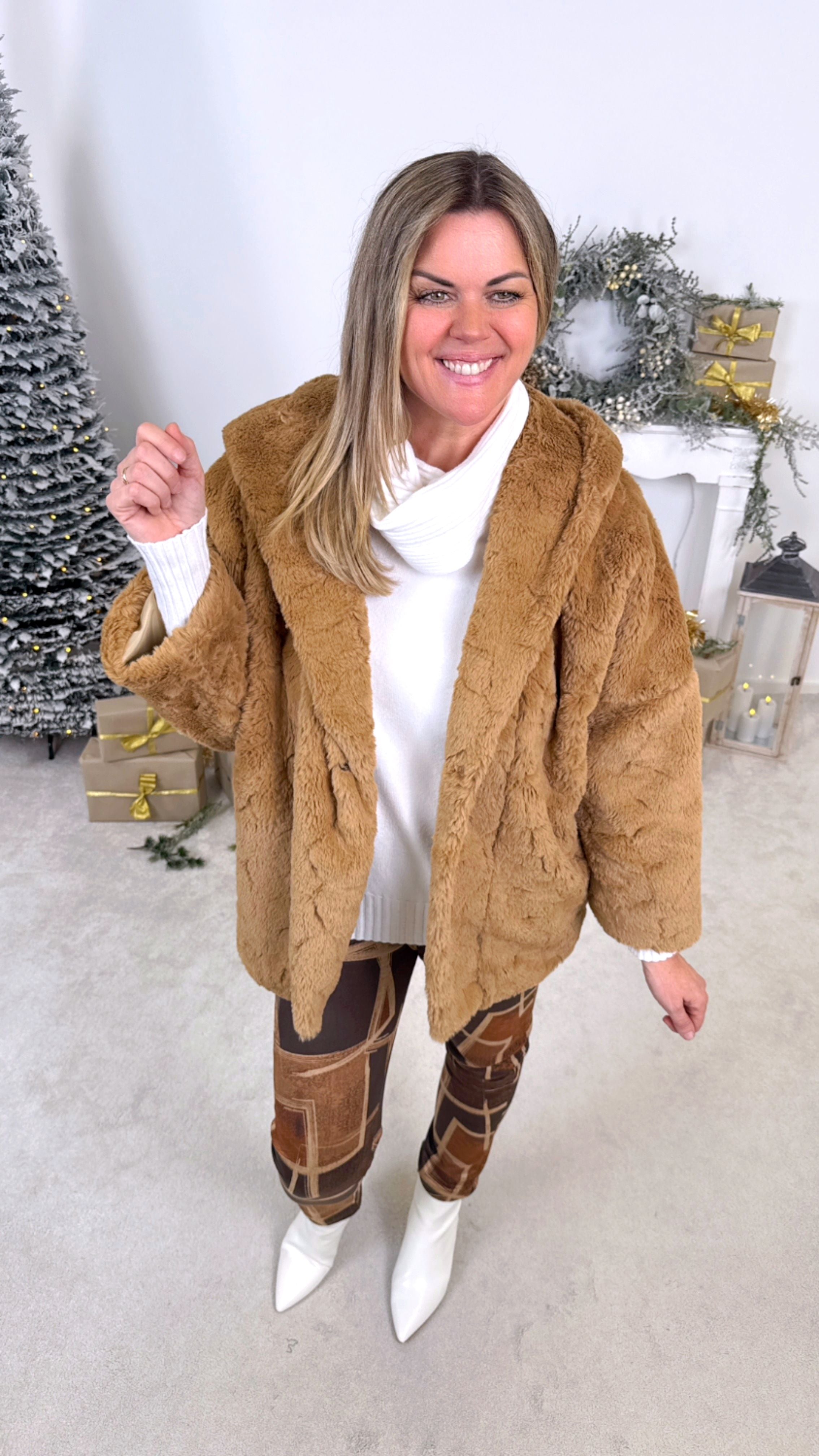 Jacke Fluff Factor *Camel*