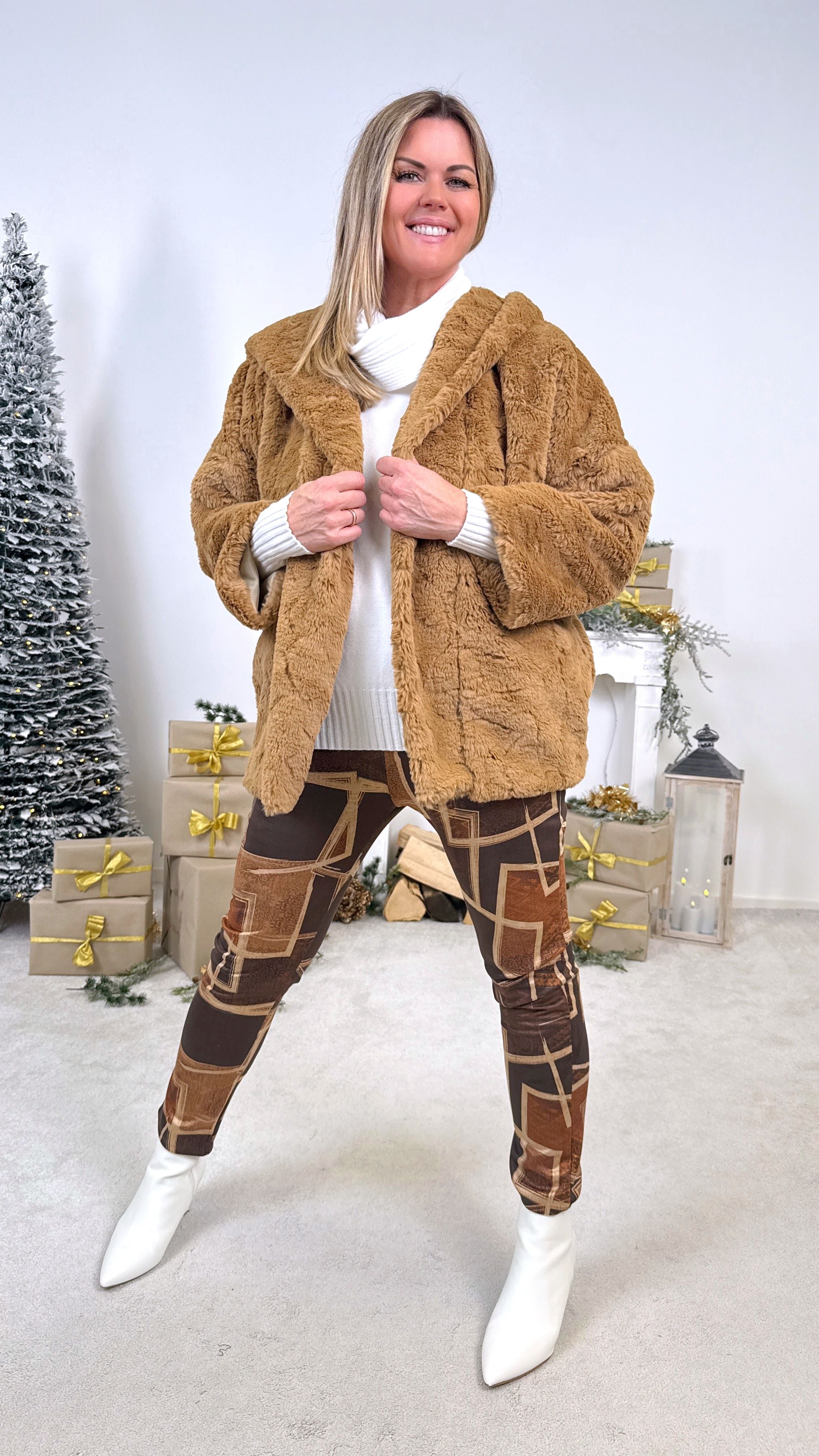 Jacke Fluff Factor *Camel*