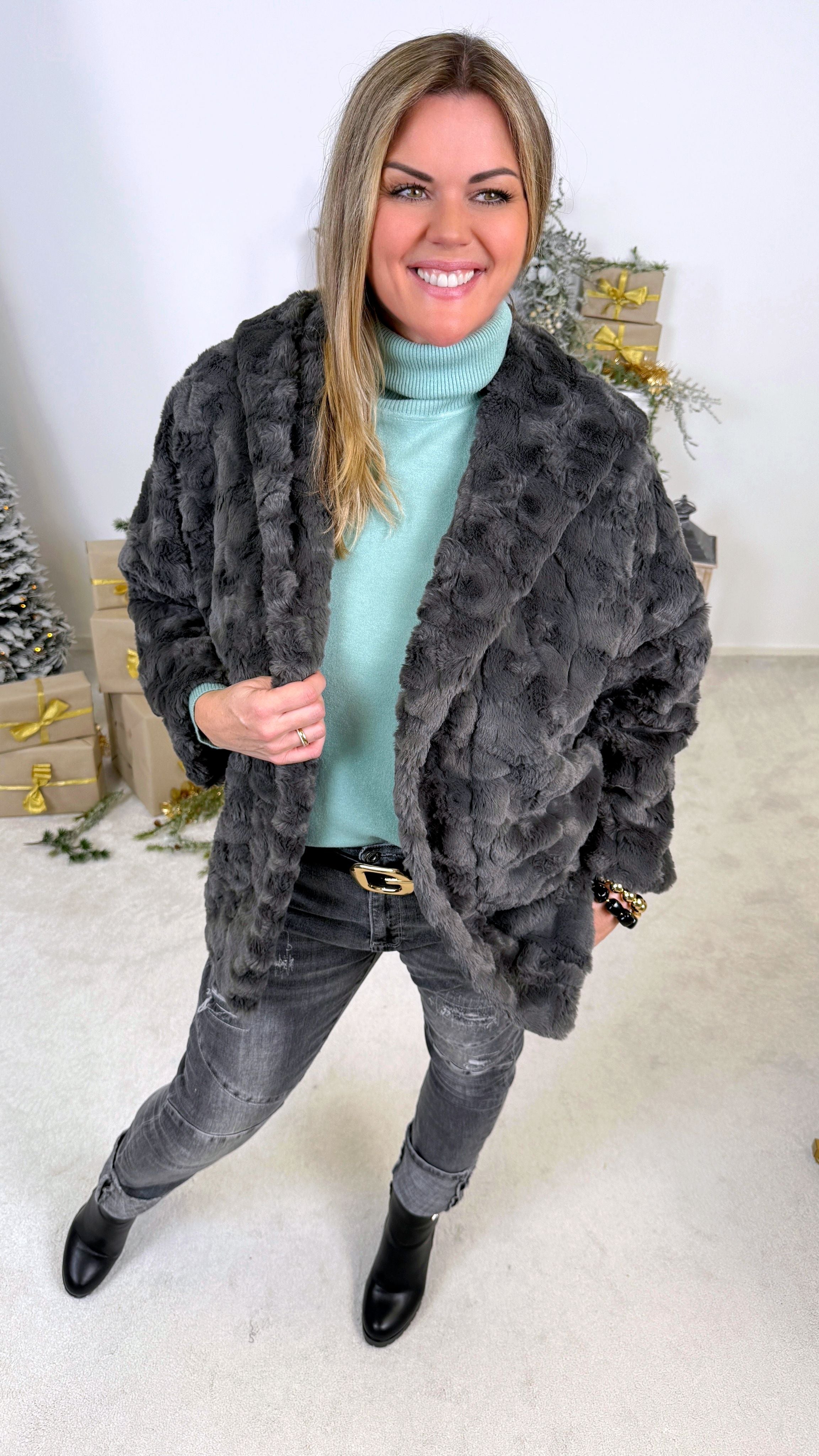 Jacke Fluff Factor *Grau*