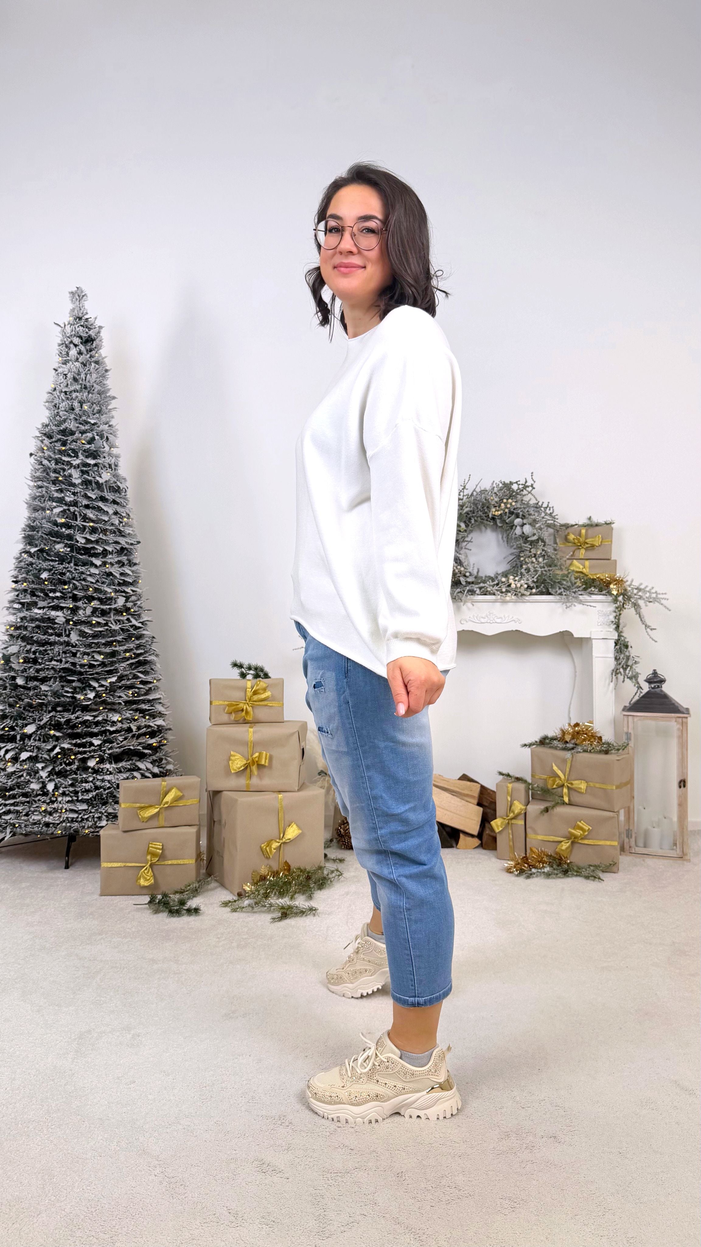 Pullover Bright Spirit *Weiß* KS-9635