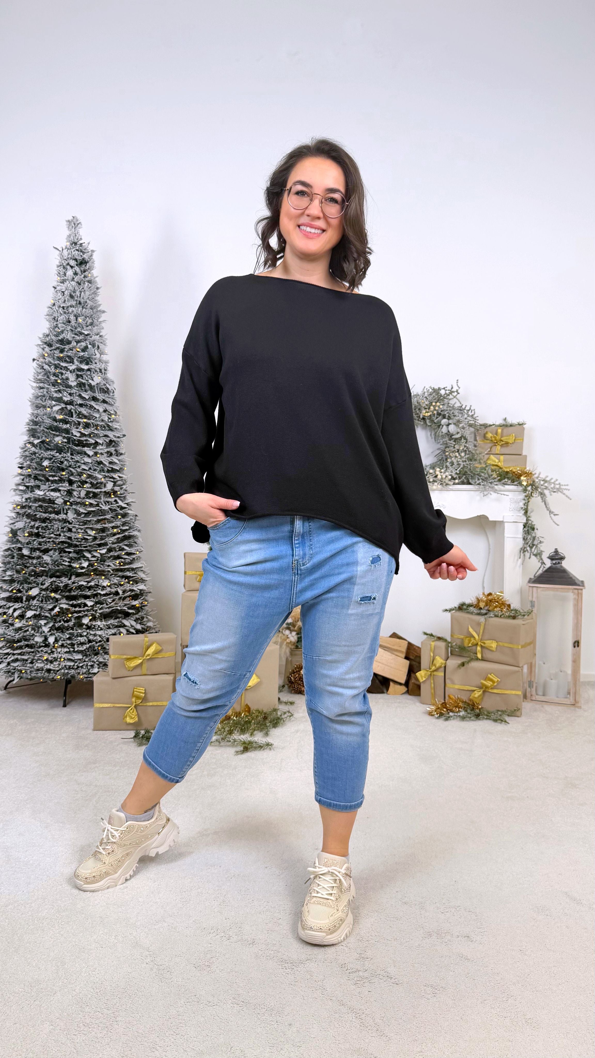 Pullover Bright Spirit *Schwarz* KS-9635