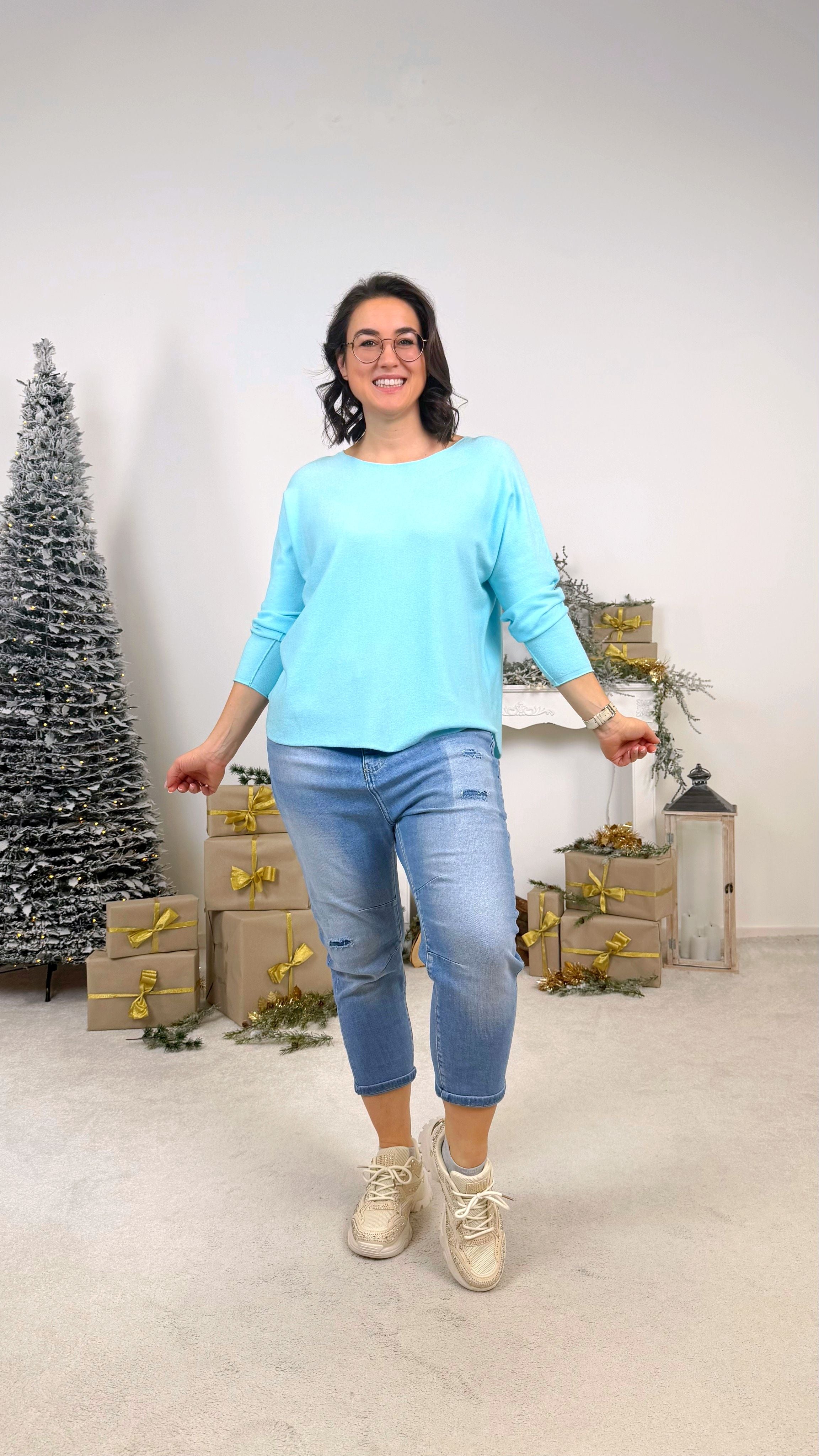 Pullover Timeless Knit *Eisblau*