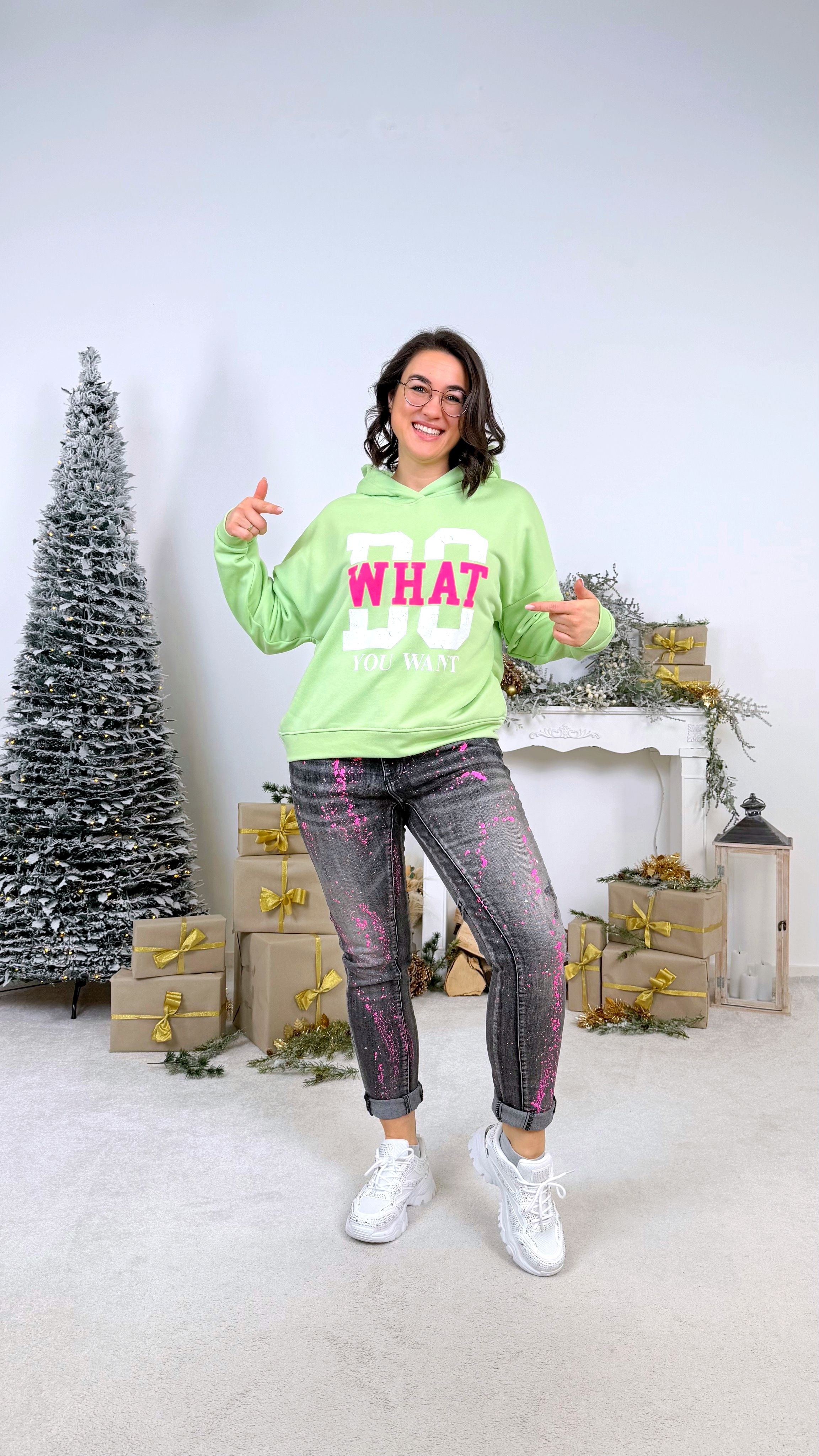 Hoodie Do What Your Want *Mint*