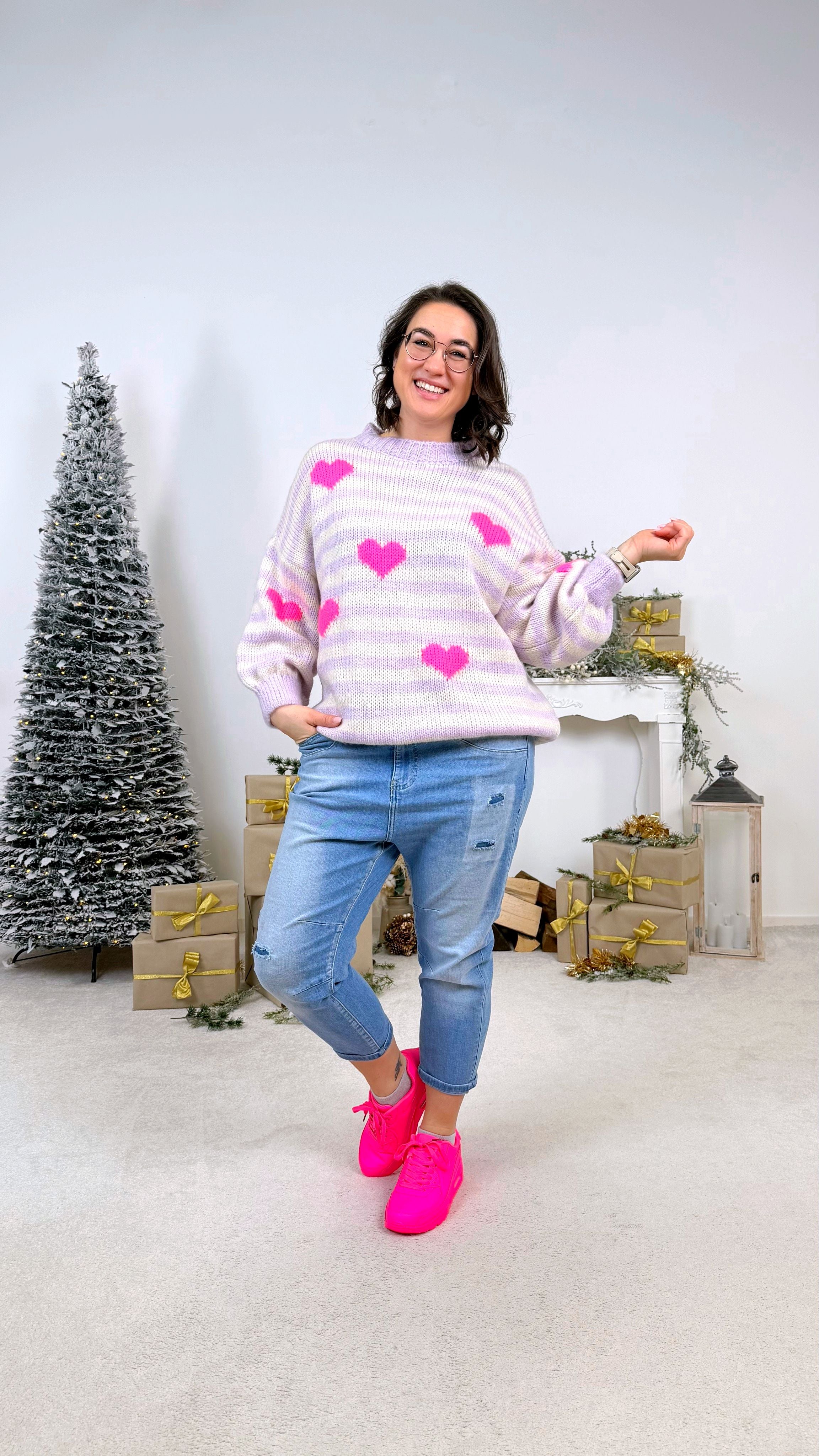 Pullover Candy Heart *Flieder*