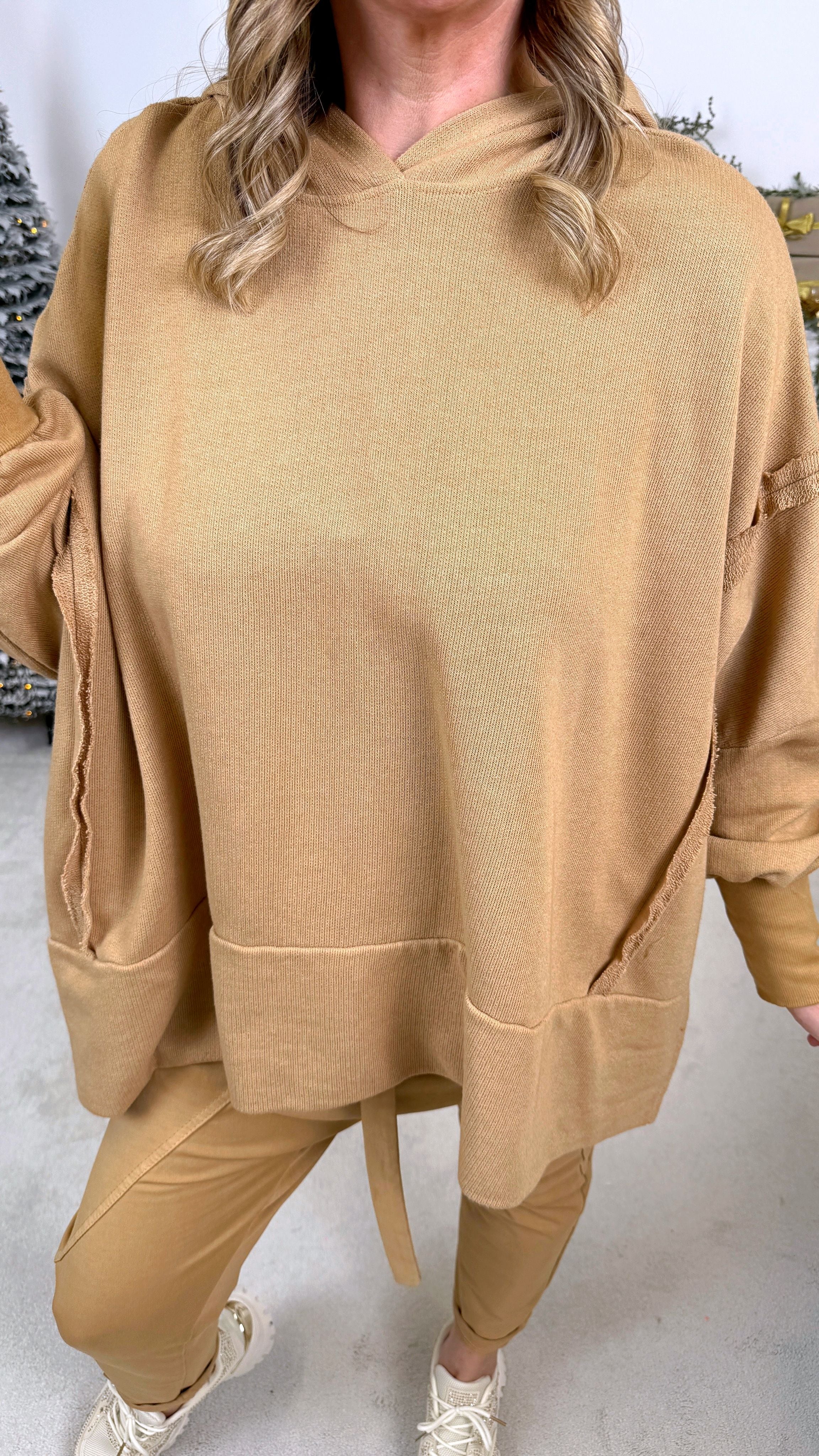 Hoodie Dreamy Velvet *Camel*