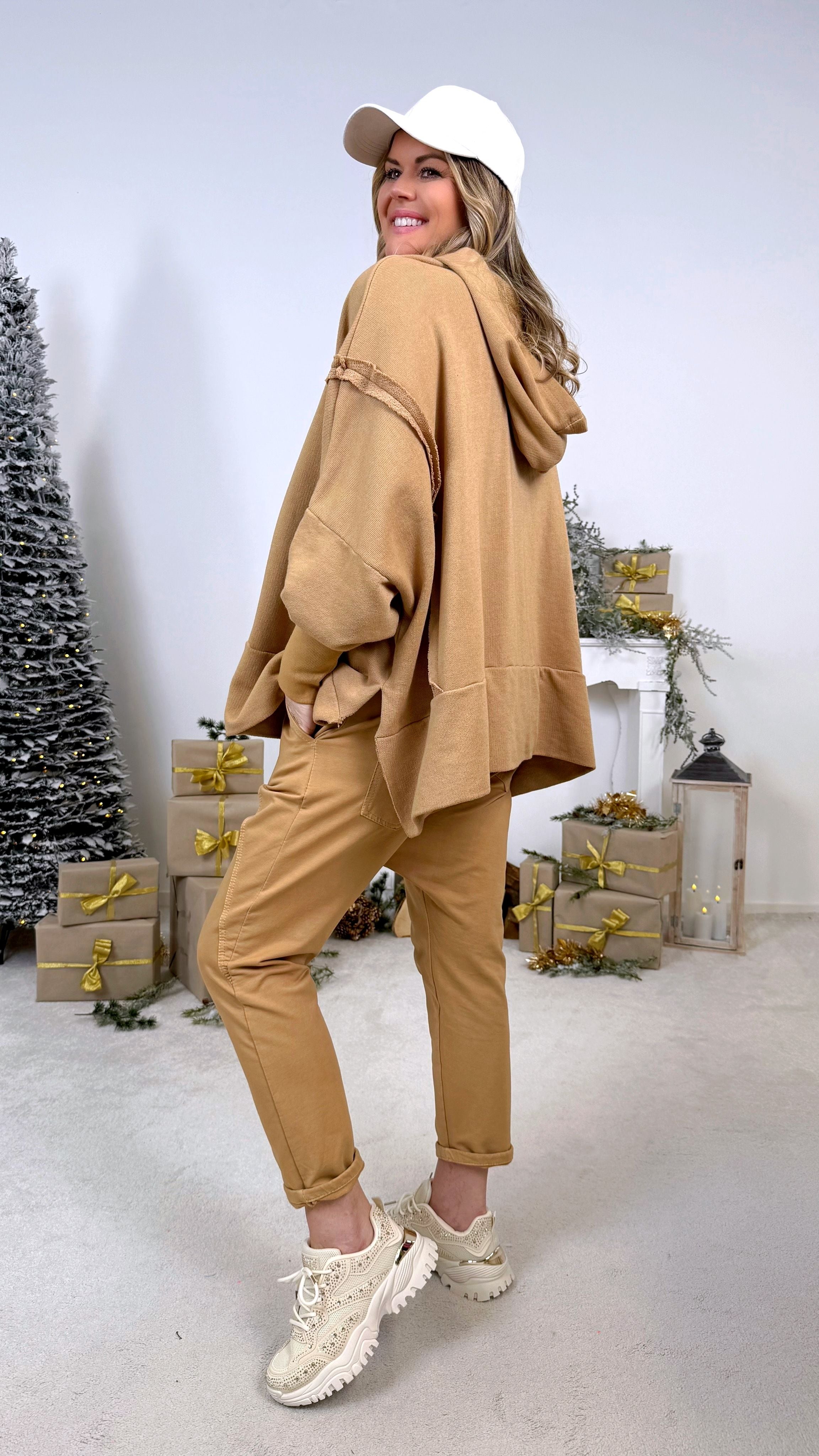 Hoodie Dreamy Velvet *Camel*