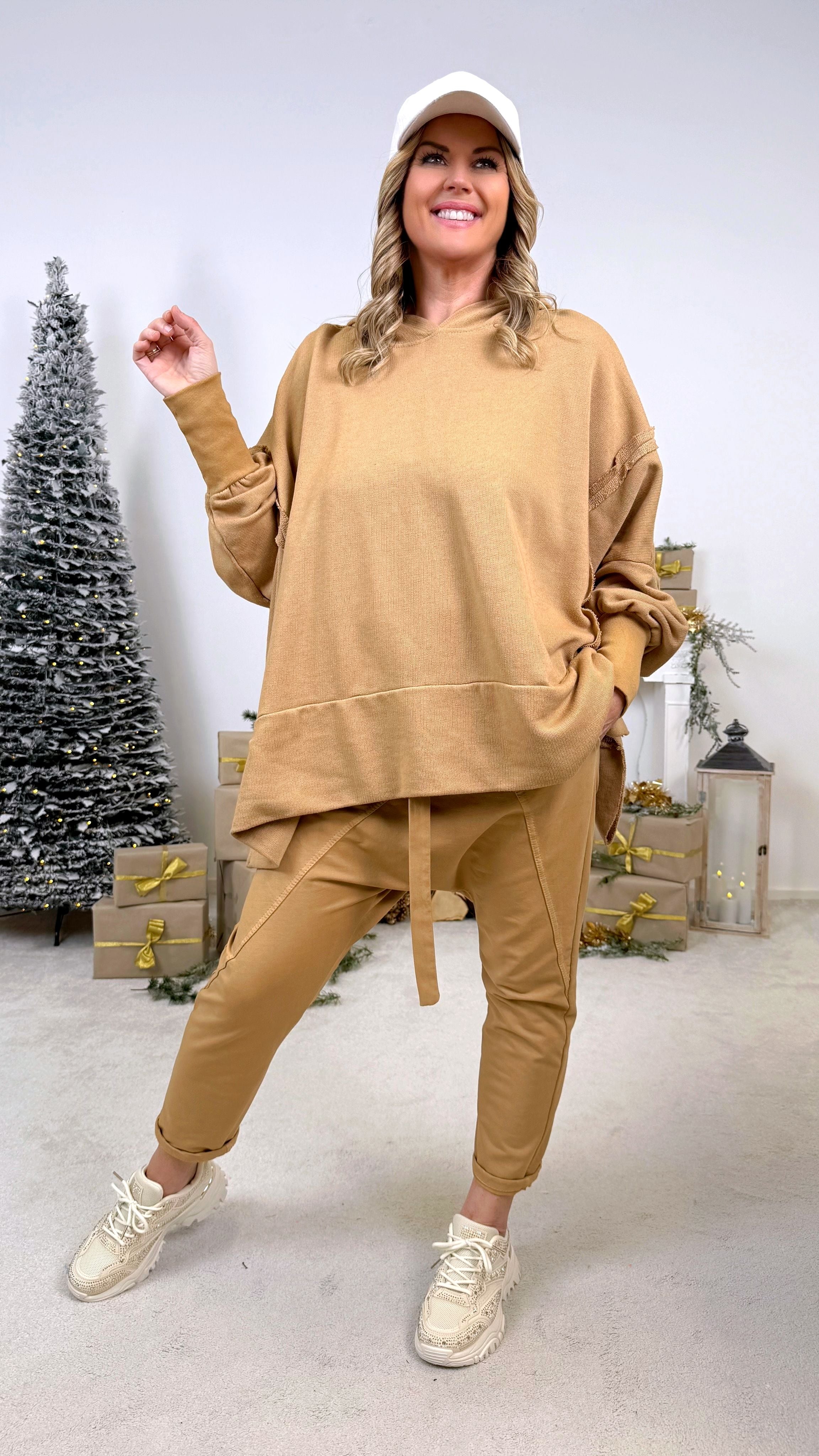 Hoodie Dreamy Velvet *Camel*