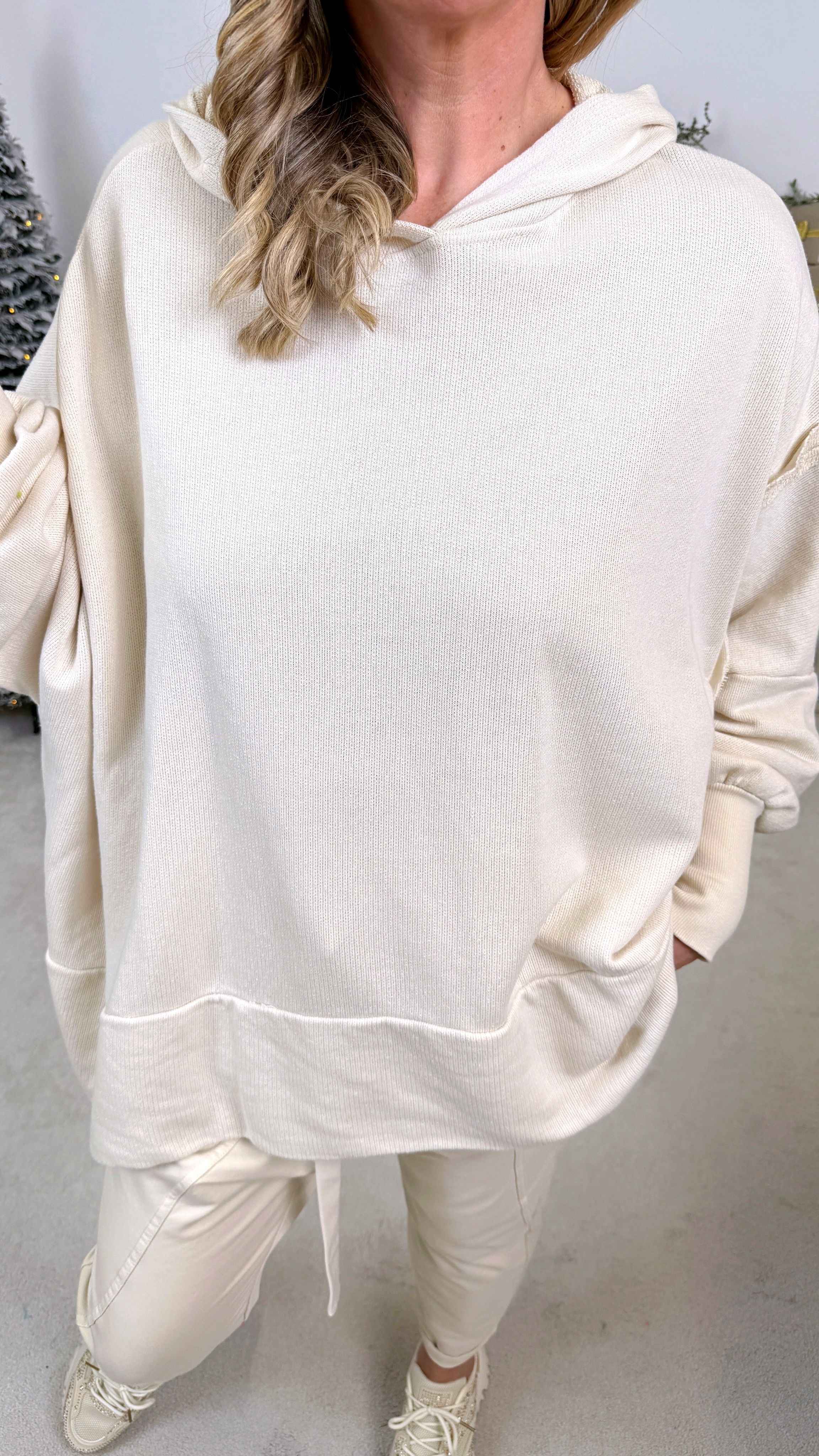 Hoodie Dreamy Velvet *Creme*