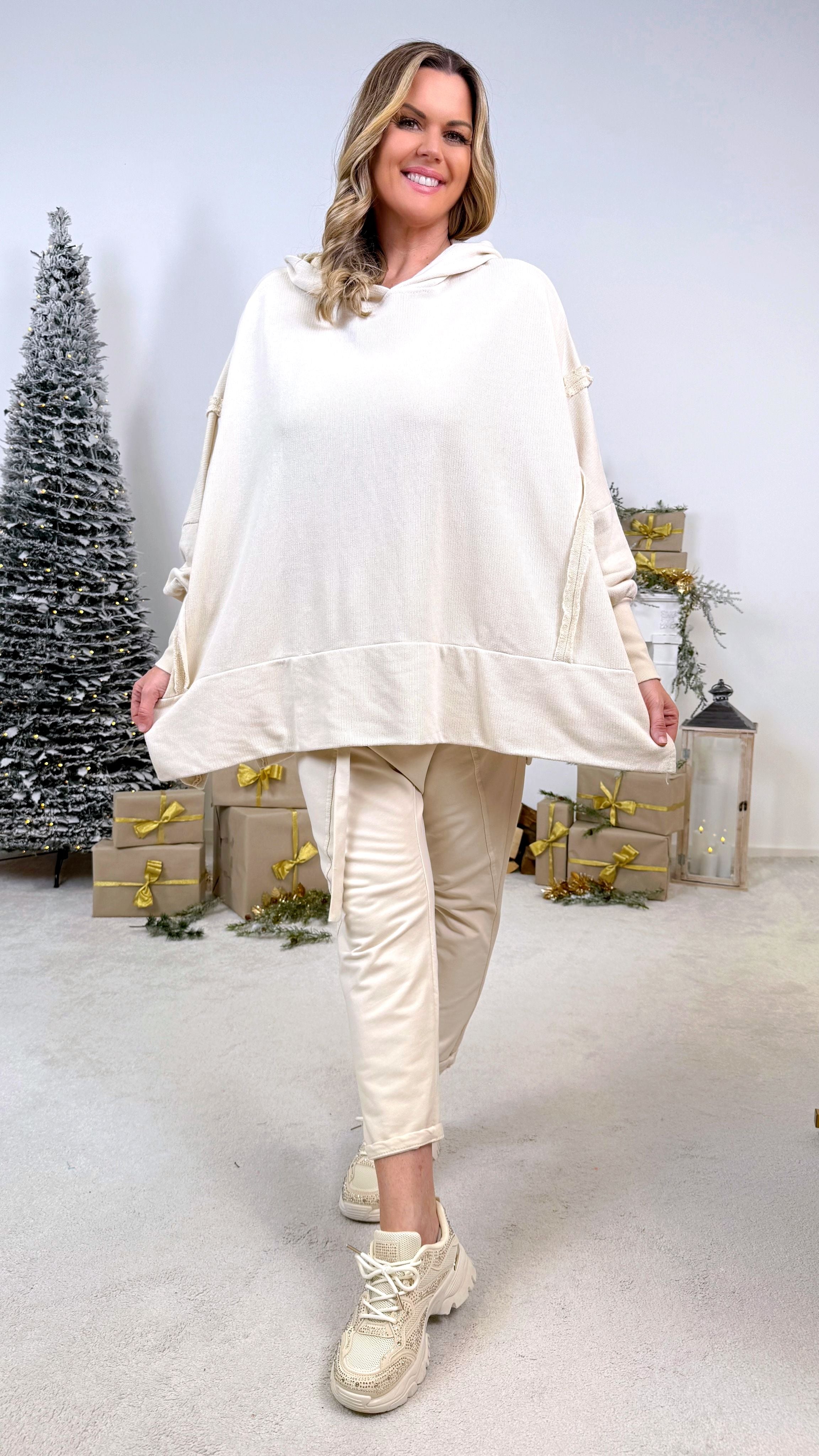 Hoodie Dreamy Velvet *Creme*