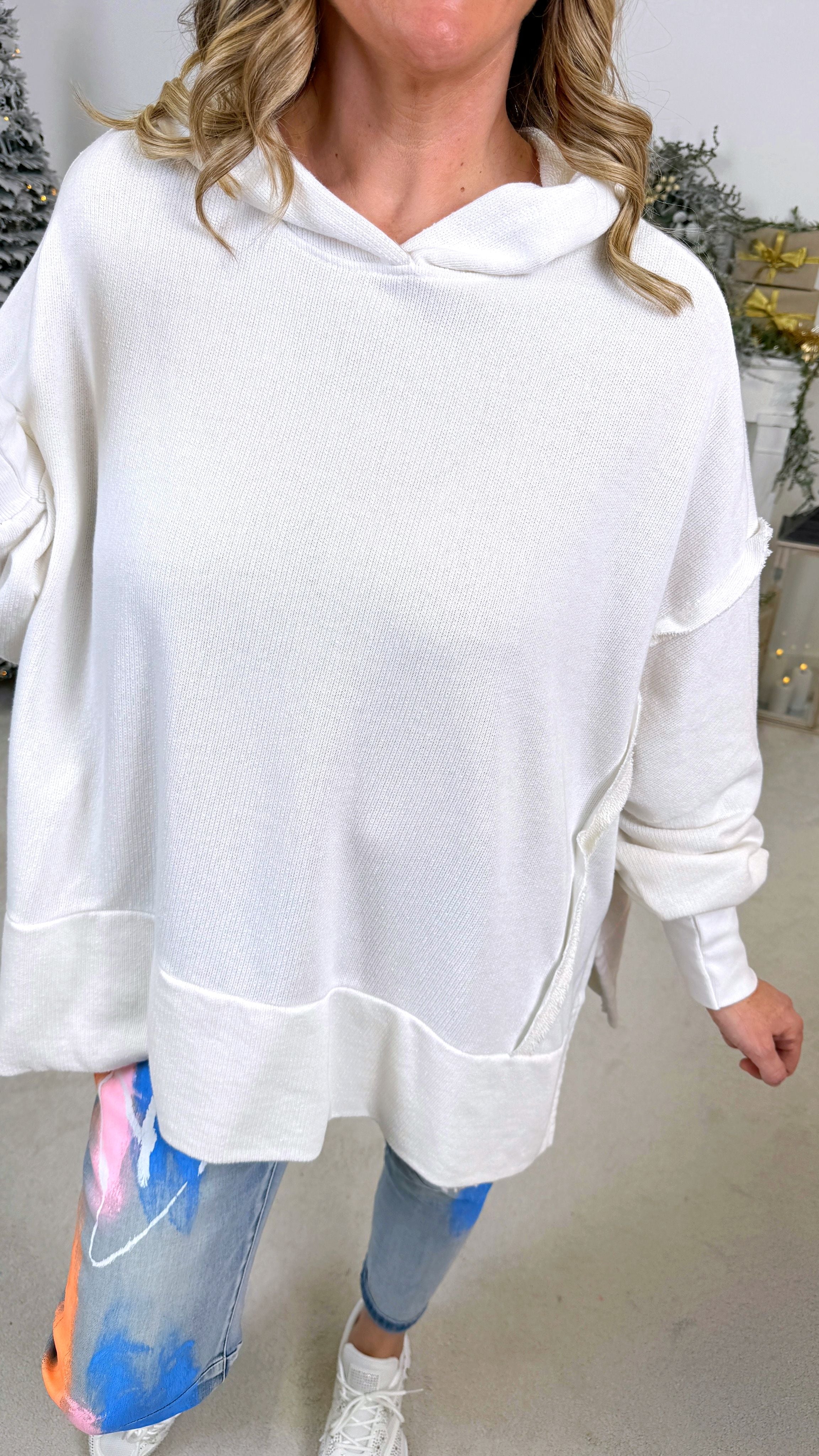 Hoodie Dreamy Velvet *Off White*