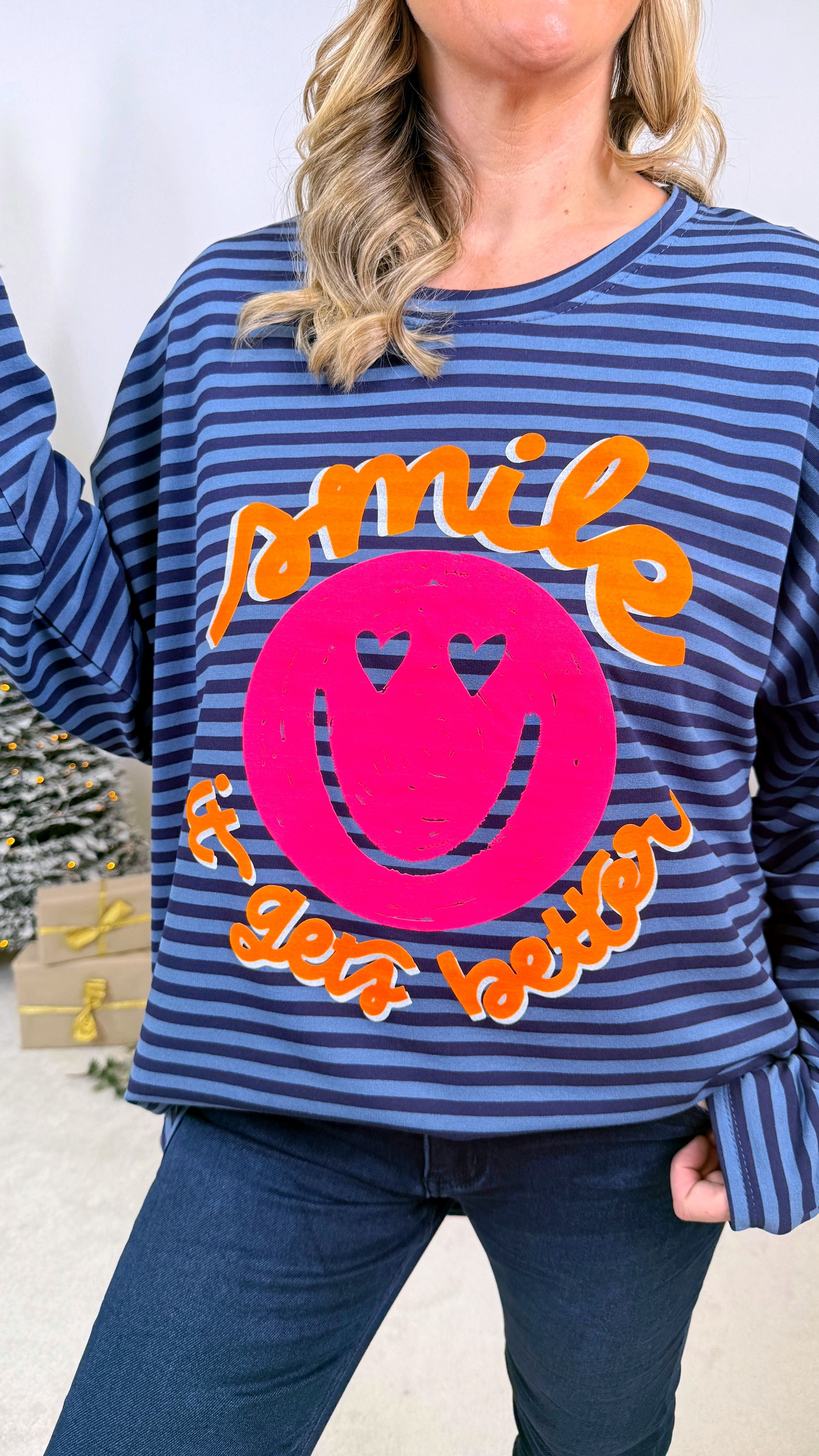 Pullover Sunny Mood *Blau*