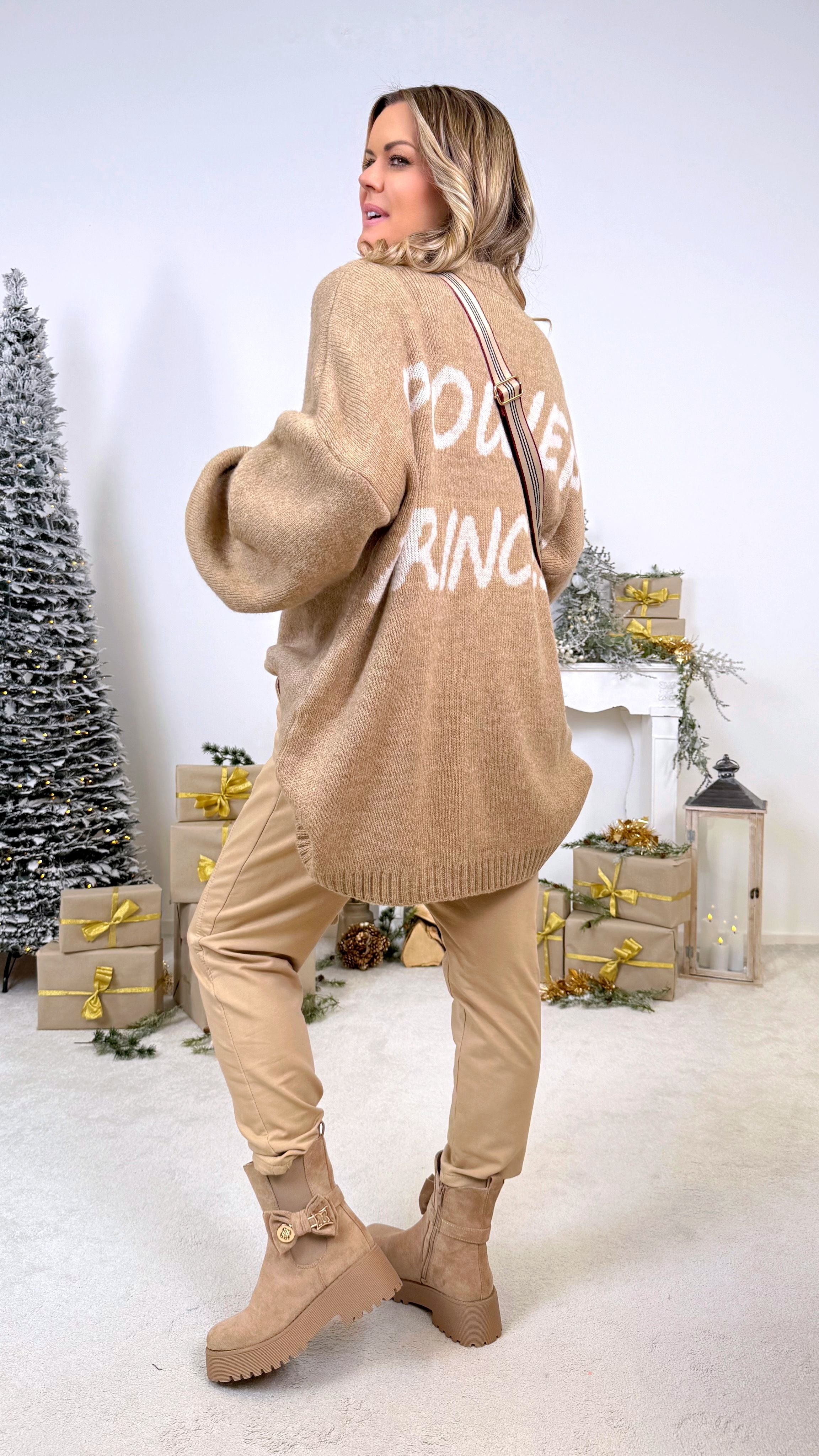 Strickpullover Power Princess *Camel*